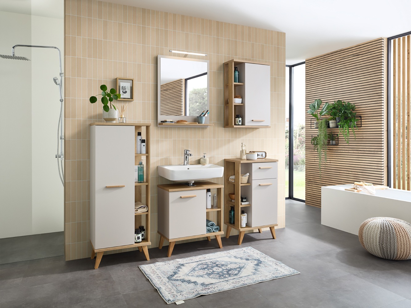 Saphir Badmöbel-Set »Quickset 966« 6 Stk. tlg.