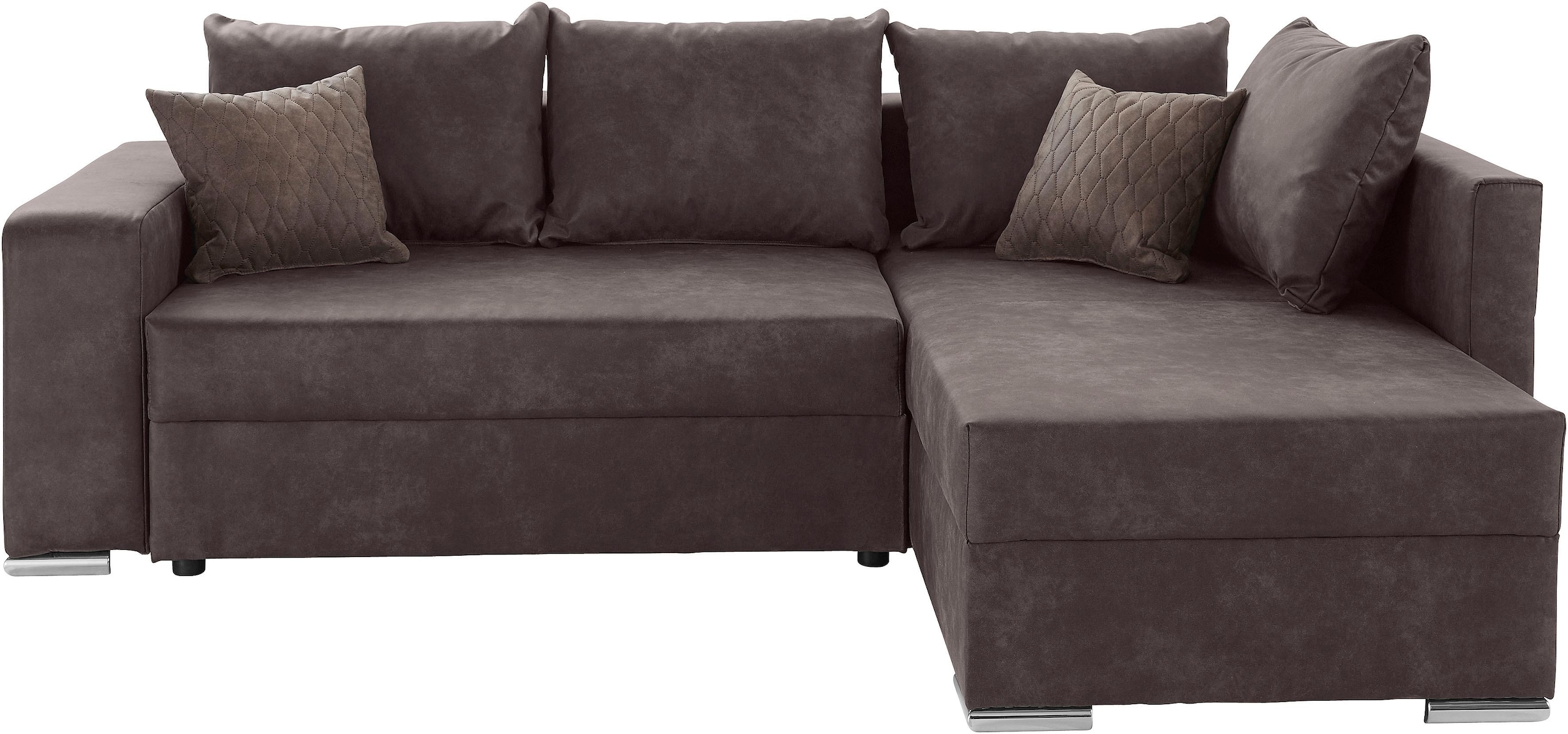 COLLECTION AB Ecksofa »John L-Form«, inklusive Bettfunktion und Bettkasten