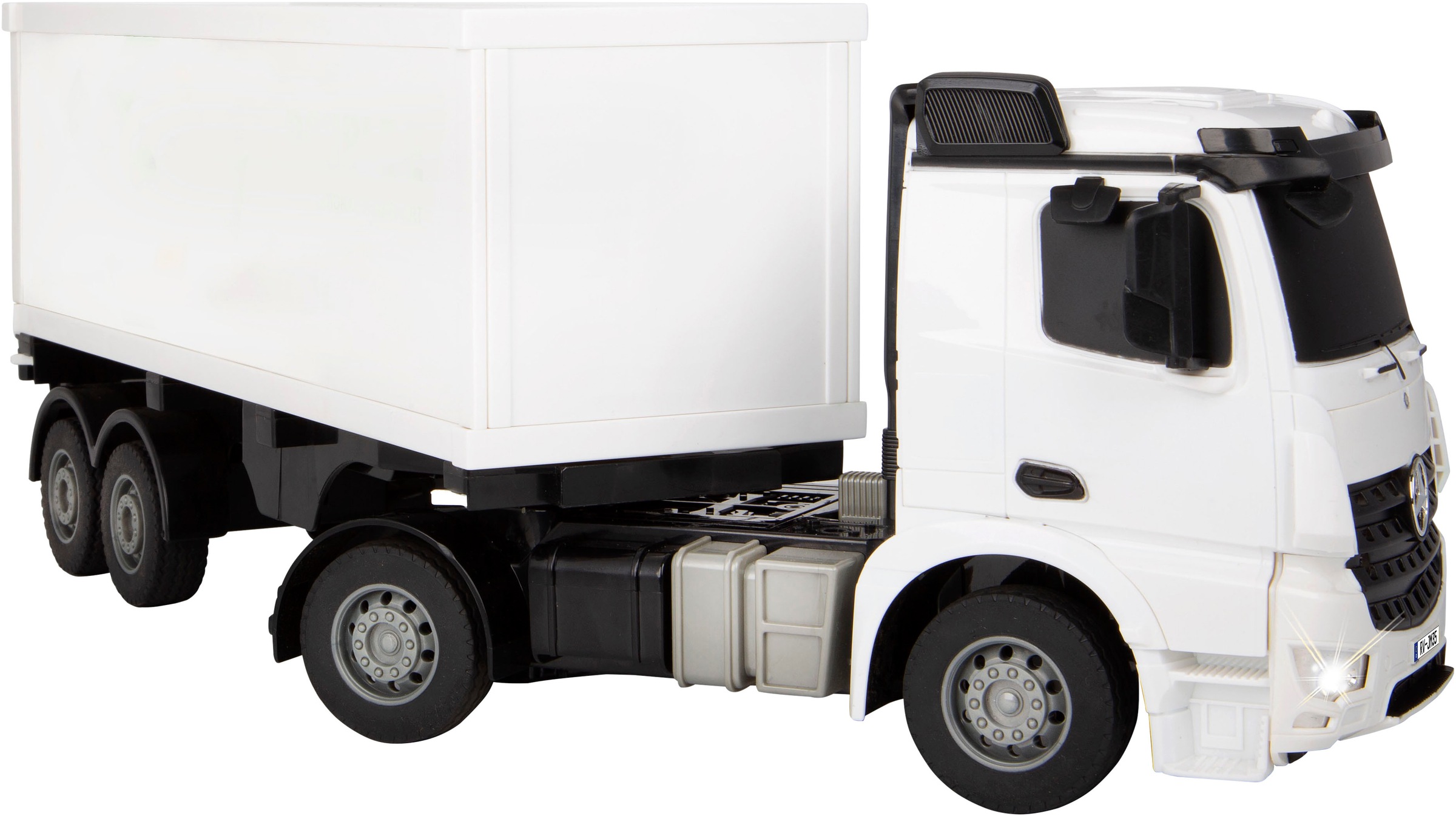 Jamara RC-Auto »Container LKW Mercedes-Benz Arocs 1:26 2,4GHz«, mit LED Licht