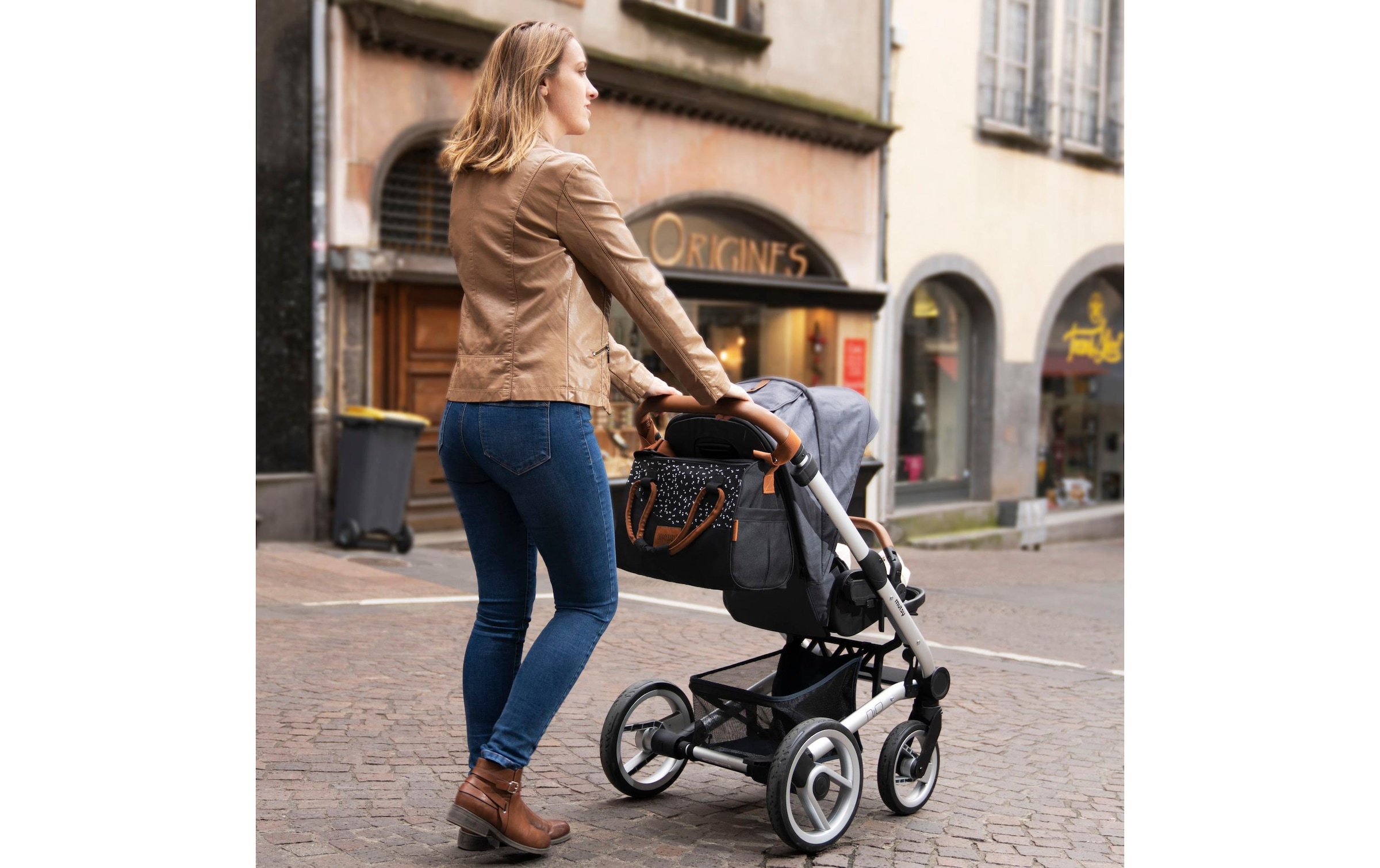 badabulle Wickeltasche »Black Caramel«