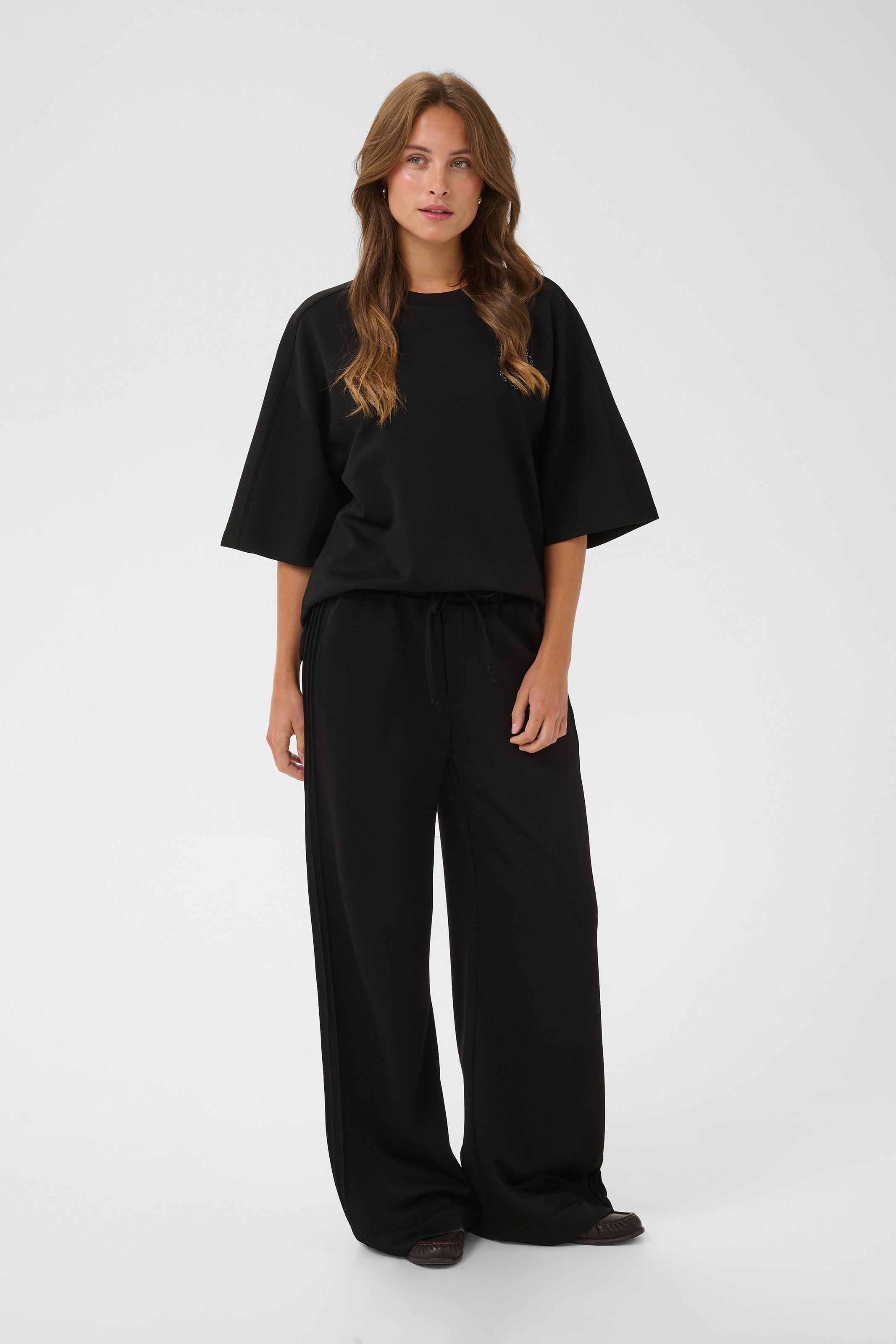 Saint Tropez Loungehose »TheoSZ Pant«  Materialmix, Loose fit