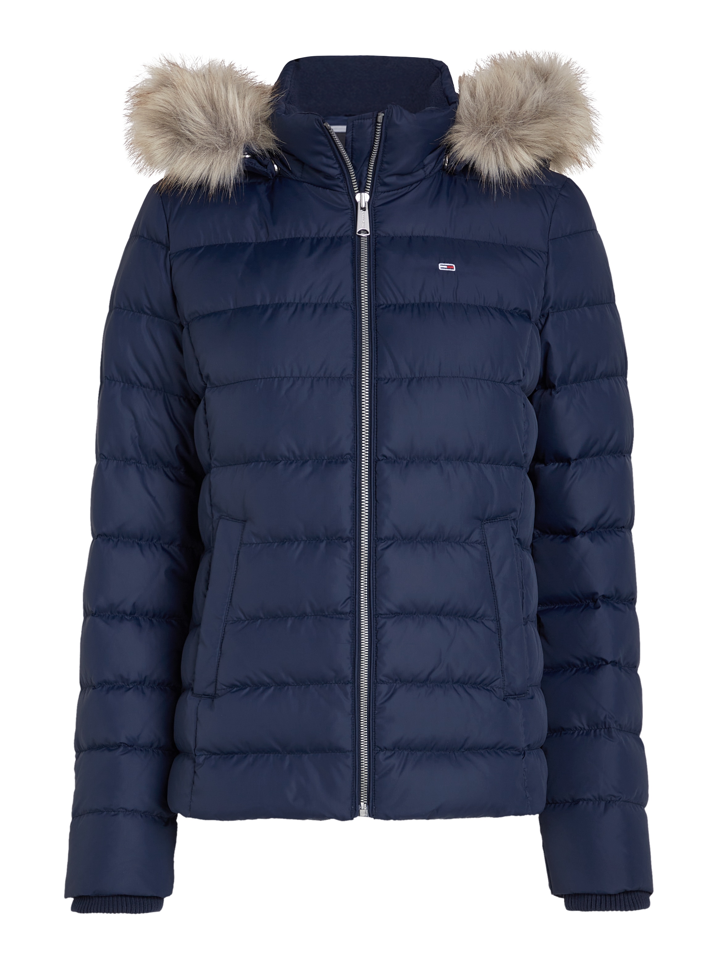 Tommy Jeans Curve Steppjacke »TJW BASIC HOODED DOWN JACKET EXT«, mit Kapuze, in Großen Größen, mit Kapuze