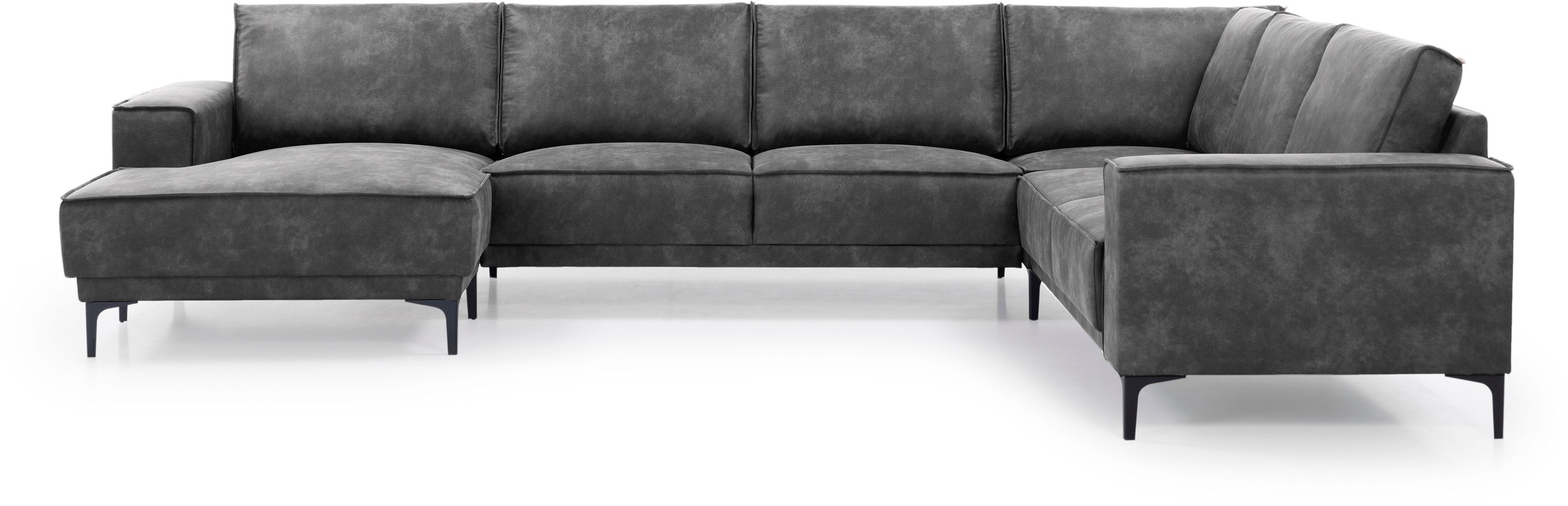 OTTO home Wohnlandschaft »XXL Sofa Oland, Struktur, Flachgewebe, Luxus-Micr günstig online kaufen