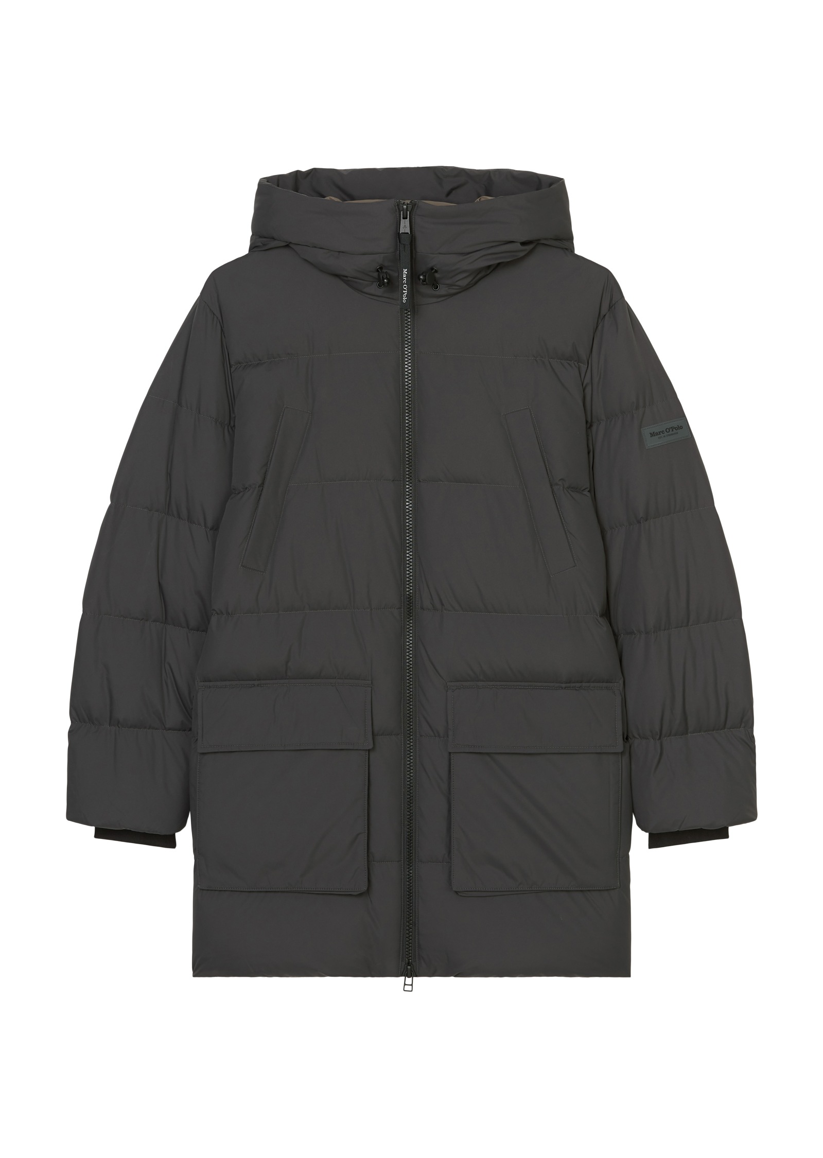 Marc O'Polo Winterjacke, mit Kapuze, mit Kapuze und vielen Details