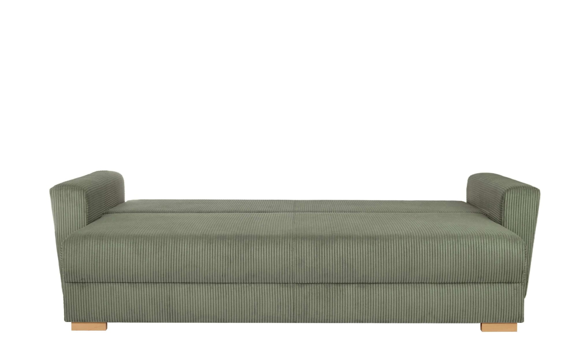INOSIGN 3-Sitzer »MAGHERA Schlafsofa mit Bettkasten, in hochwertiger Verarbeitung«, mit Wellenunterfederung, Cord und Struktur-Bezug, B/H/T 230/92,5/79 cm