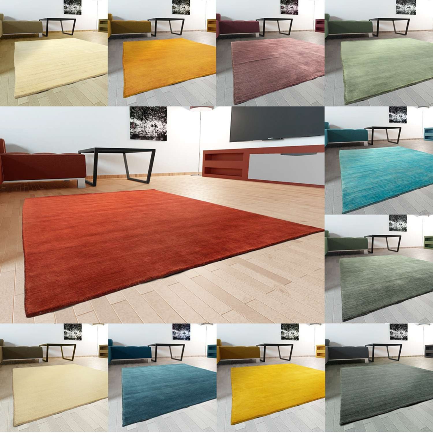 morgenland Wollteppich »Loribaft Teppich Teppstar«, rechteckig, 15 mm Höhe, Kurzflor