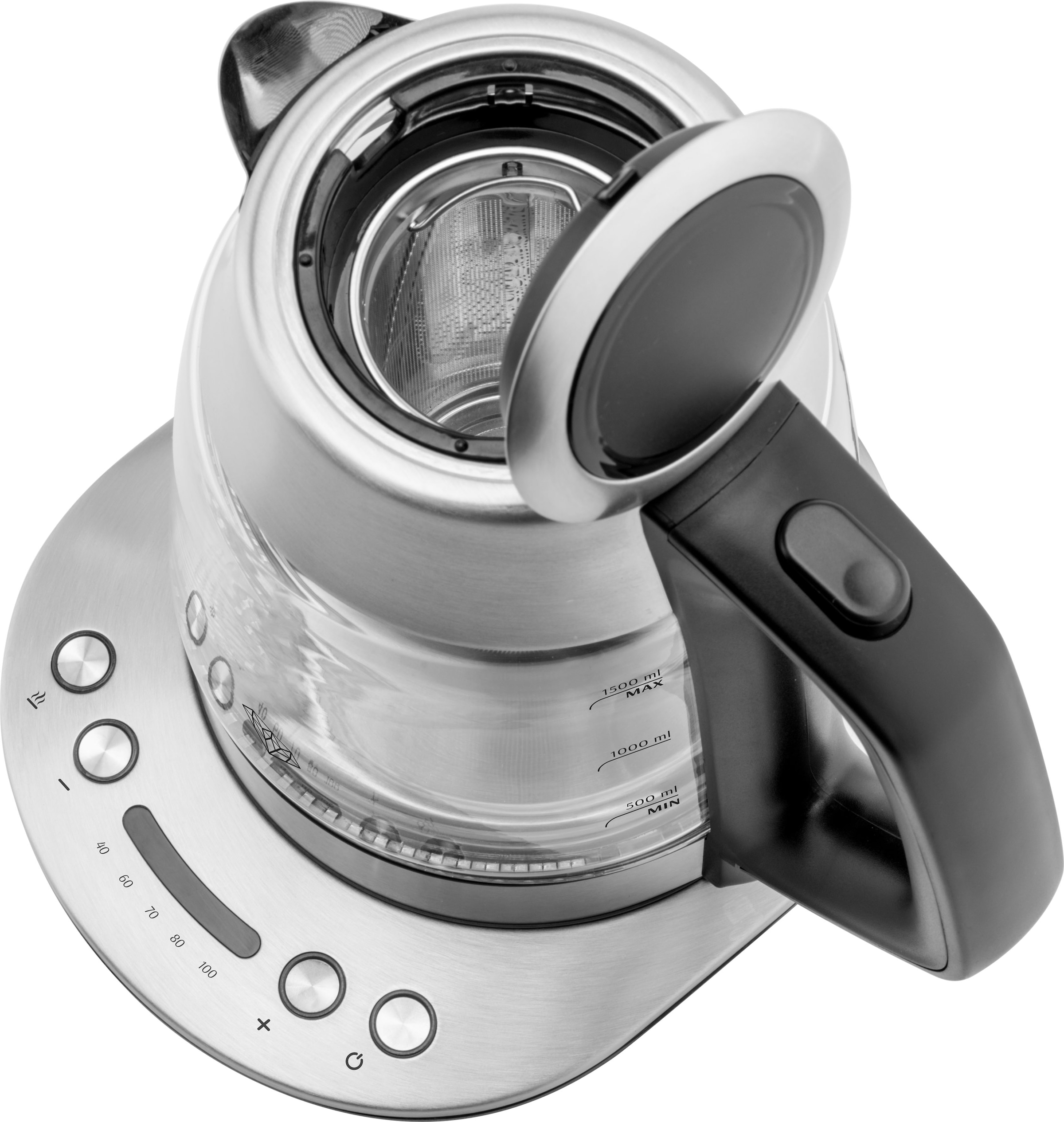 eta Wasser-/Teekocher »CRYSTELA PREMIUM ETA915390000«, 2200 W, stufenlose Temperatureinstellung und KEEP WARM Funktion