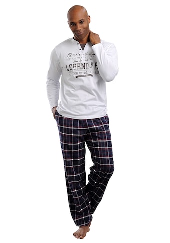 H.I.S Pyjama, (2 tlg., 1 Stück), mit Flanellhose kaufen