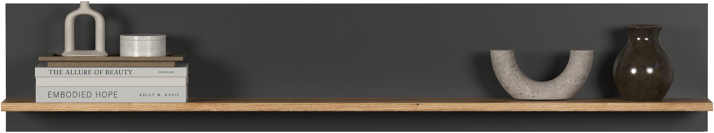 INOSIGN Wandboard »Estepona«, (1 St.), großzügige Bücherleiste mit den Maßen (B/T/H) 150/18/25 cm