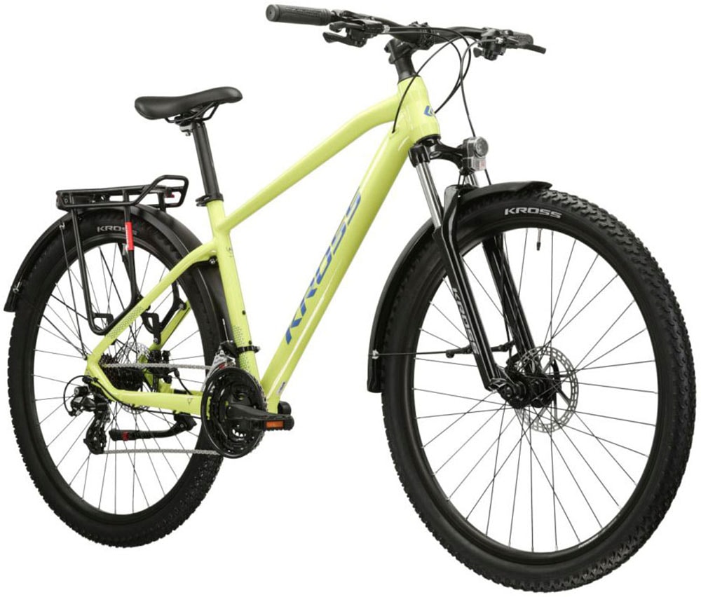Kross Mountainbike »KROSS MTB Hardtail Hexagon 2.0 27,5" grün 21 Gänge«, 21 Gang, Shimano, ALTUS M310 Schaltwerk, Kettenschaltung