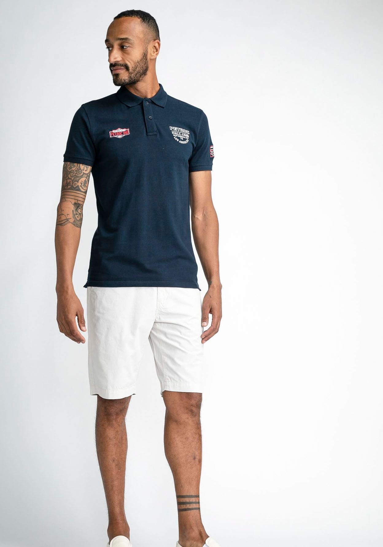 7. Bild von Petrol Industries Chinoshorts, (Set, mit Gürtel)
