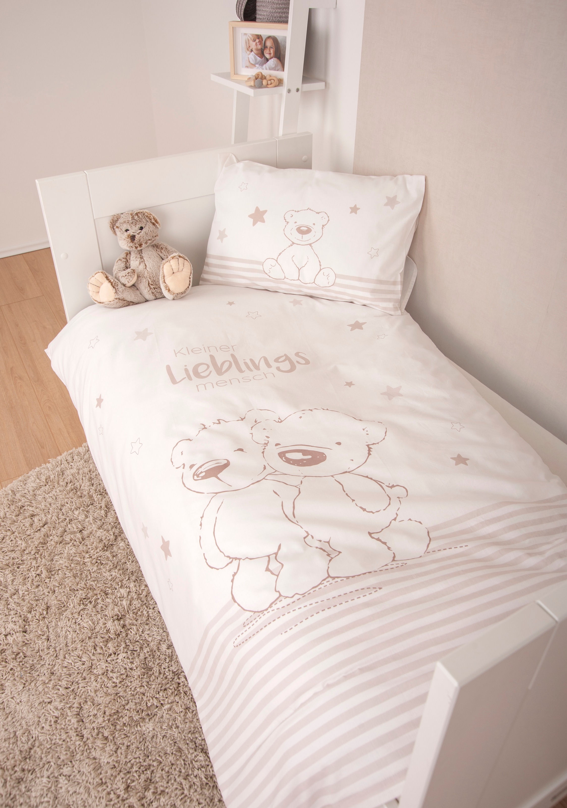 Lüttenhütt Kinderbettwäsche »Kleiner Liebling in Gr. 100x135 und 135x200 cm günstig online kaufen