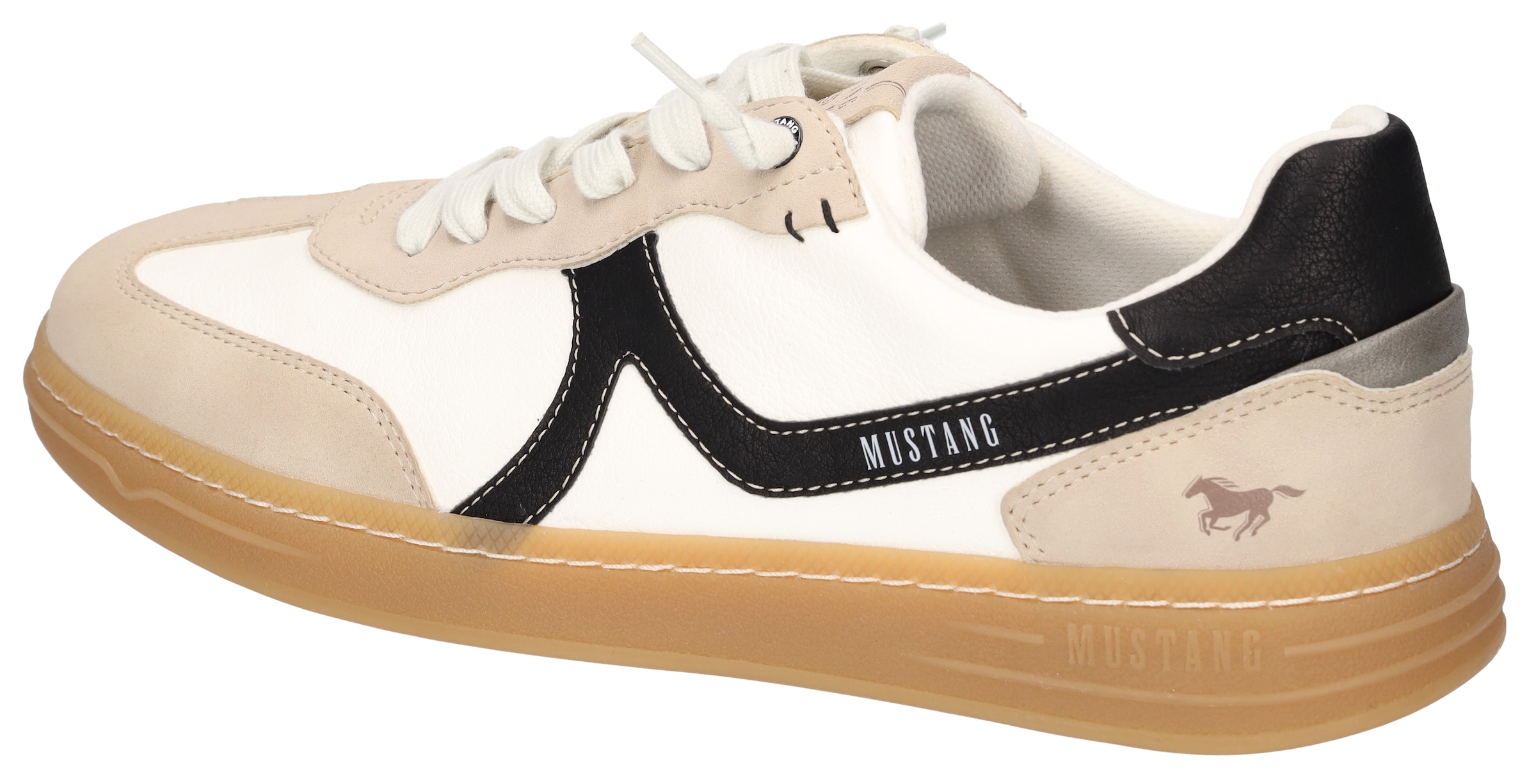 Mustang Shoes Slip-On Sneaker, Slipper, Freizeitschuh im Retro-Look