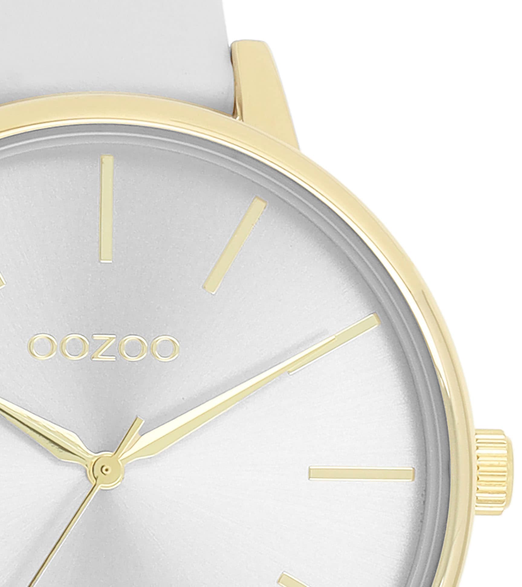 OOZOO Quarzuhr Armbanduhr, Damenuhr, Herrenuhr, Lederarmband