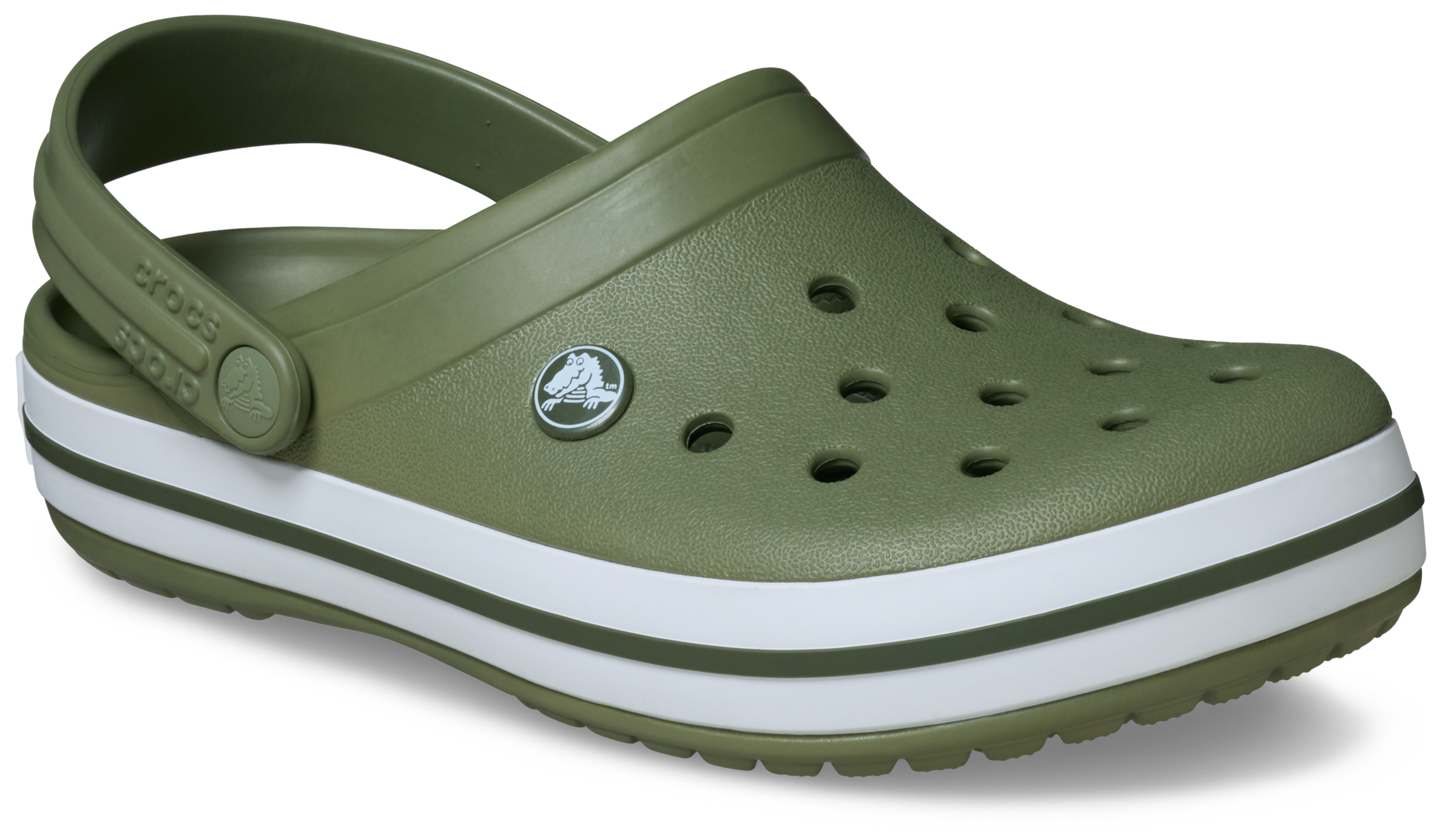 Crocs Clog »Crocband«  Sommerschuh, Gartenschuh, Poolslides, mit farbiger Laufsohle
