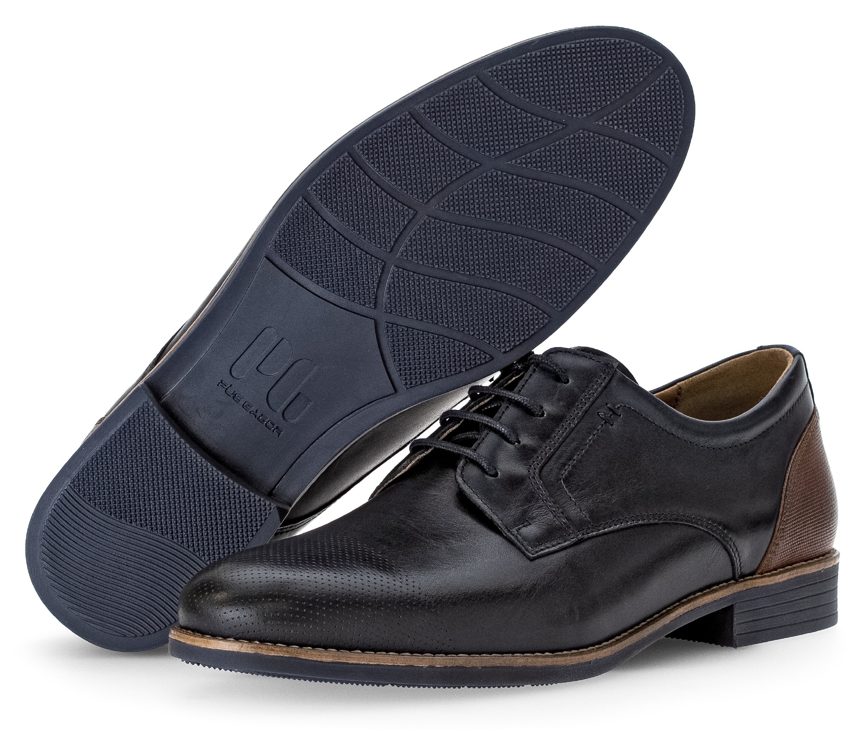 Pius Gabor Schnürschuh  , Blockabsatz, Festtagsschuh, Businessschuh G-Weite (=weit)