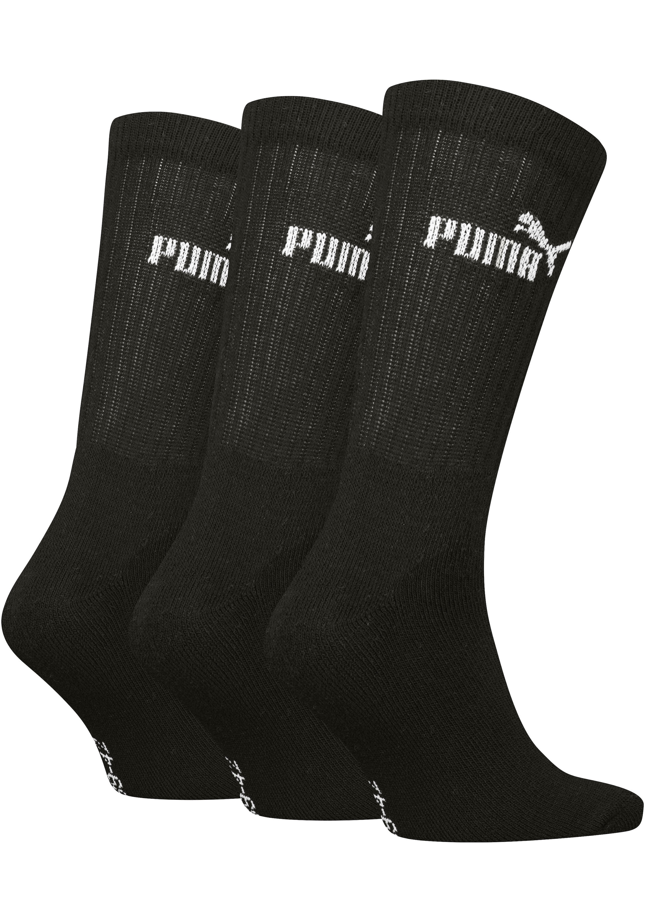 PUMA Freizeitsocken 3 Stk. tlg. Atmungsaktiv, feuchtigkeitsregulierend, Stretchanteil