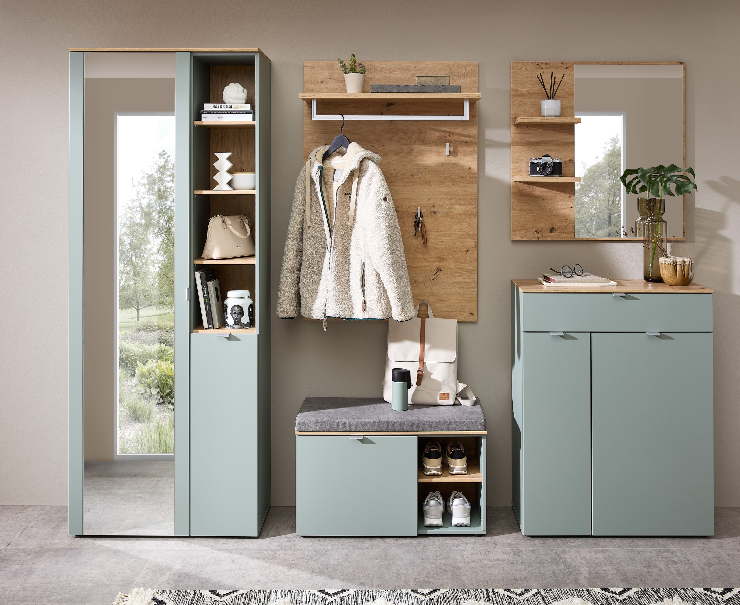 Innostyle Garderoben-Set »Bari Garderobenprogarmm, BxHxT 264x202x38 cm« Set günstig online kaufen