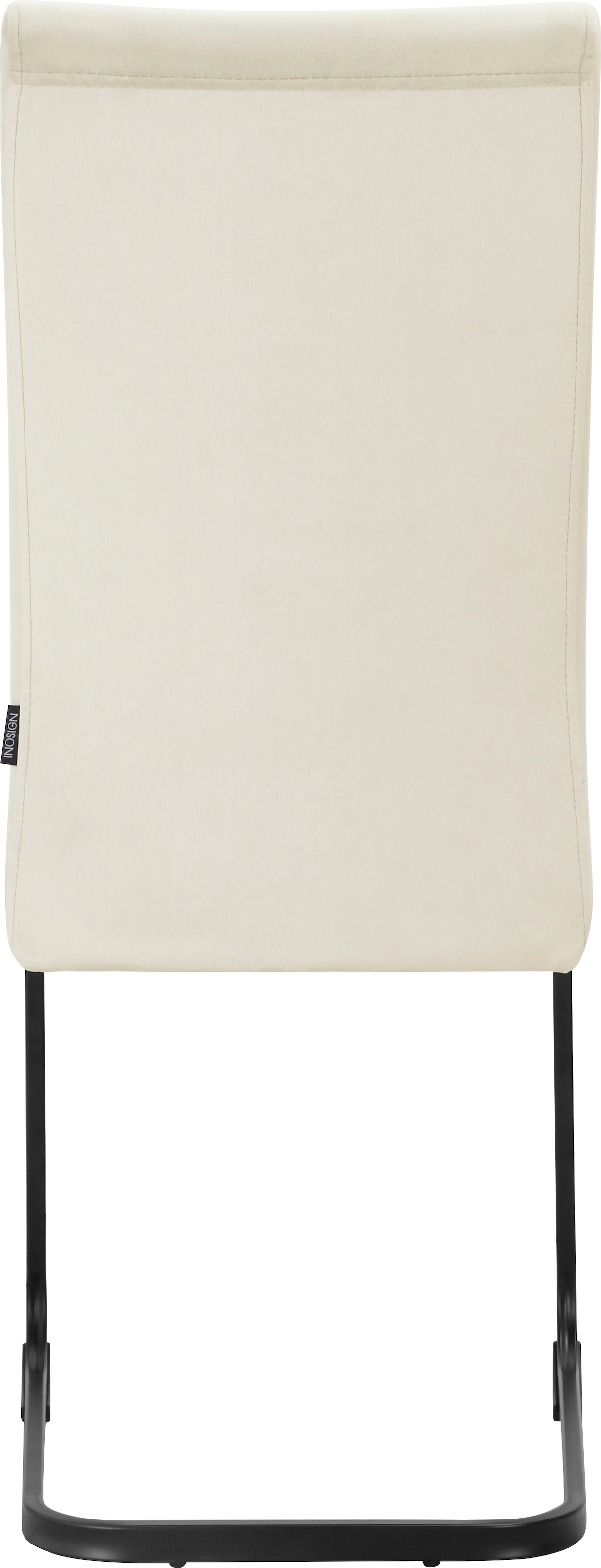 INOSIGN Esszimmerstuhl »Darcel«, (Set), 4 St., Veloursstoff, Freischwinger