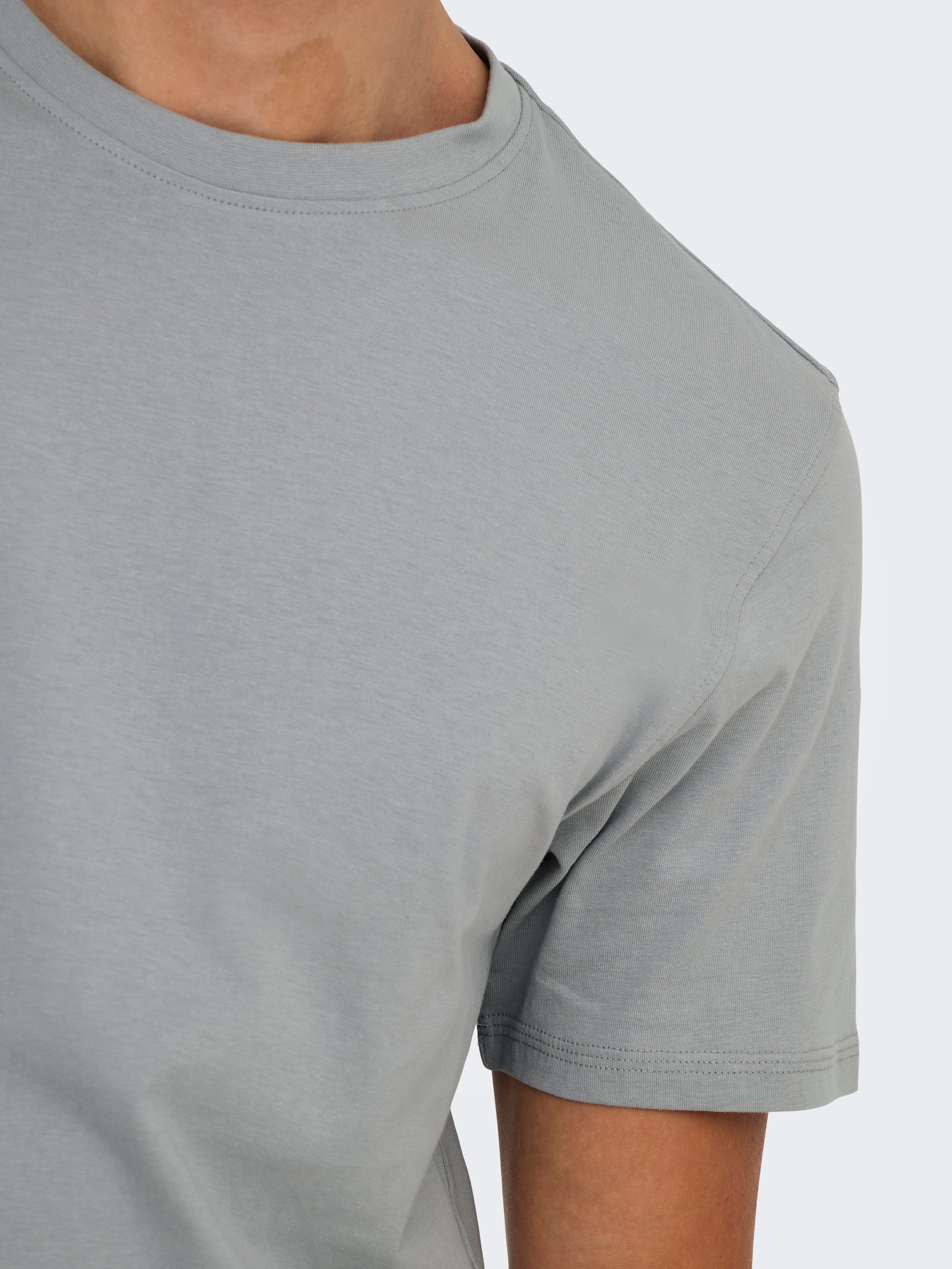 ONLY & SONS Rundhalsshirt »ONSMAX LIFE REG SS STITCH TEE«