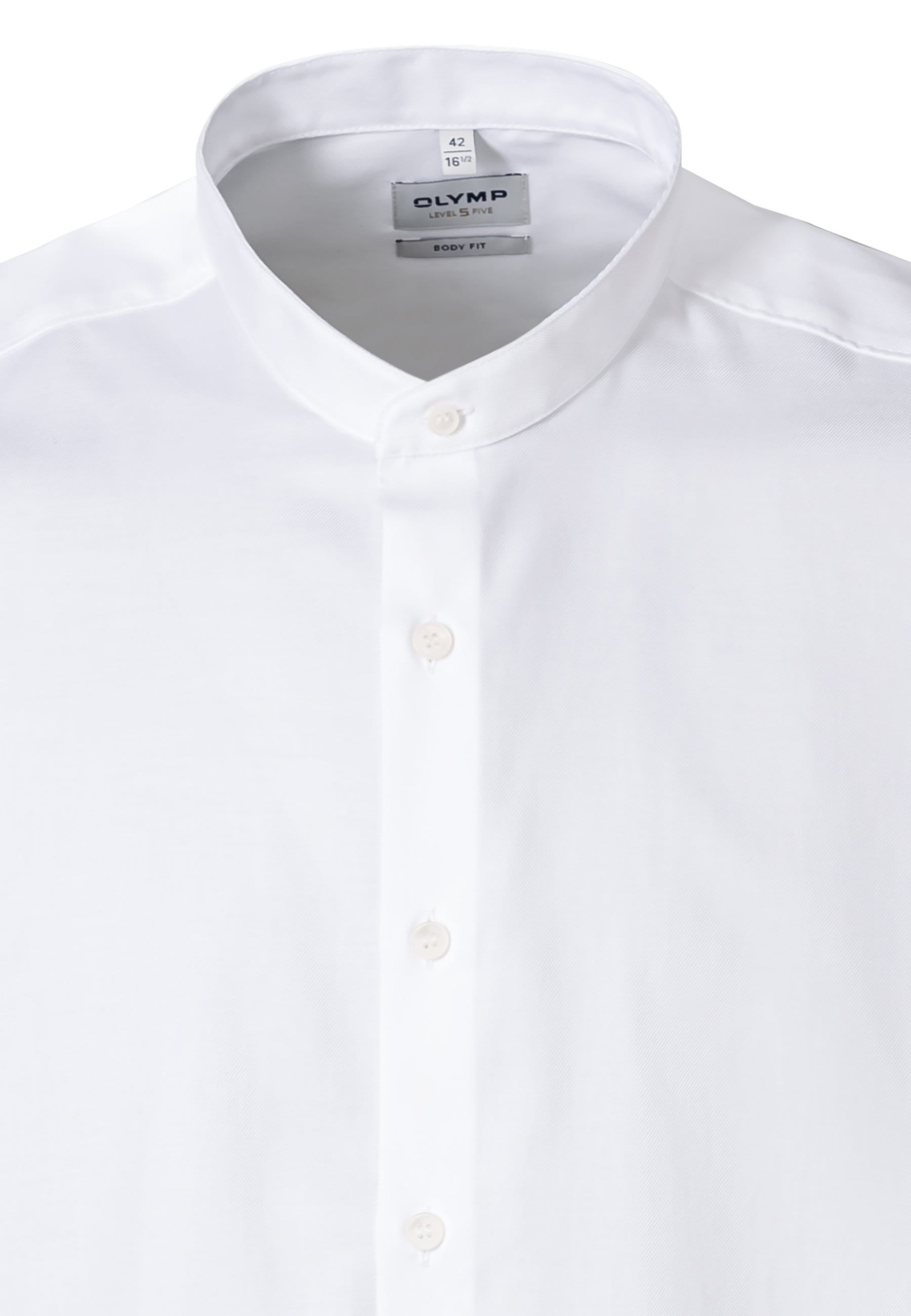 OLYMP Businesshemd »OLYMP Level Five, body fit, Businesshemd, Stehkragen«