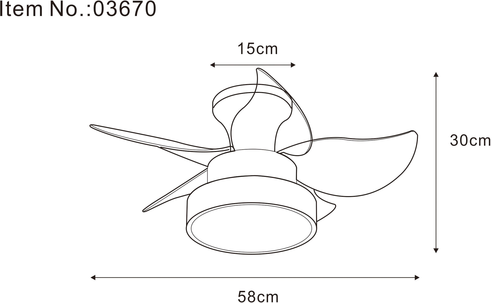 GLOBO LIGHTING Deckenleuchte »KARI« LED-Modul 1 Stk. warmweiß - kaltweiß Ventilator kühlen-heizen holzoptik braun CCT 3000/4500/6000K elegant