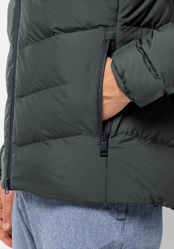 Jack Wolfskin Daunenjacke »COLONIUS JKT M RDS«, mit Kapuze