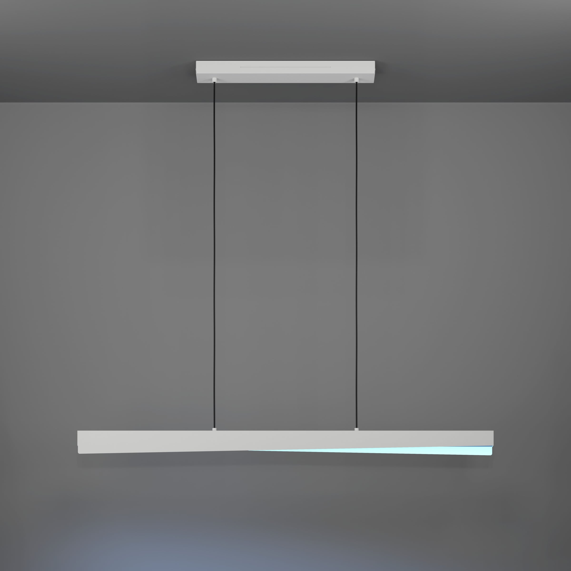 EGLO Hängeleuchte »BOLOGNANO-Z Pendellampe - Alu, Stahl - LED - 19W - IP20« LED-Modul 1 Stk. Kaltweiß | Neutralweiß | RGB | Warmweiß Hängelampe, Deckenlampe, Wohnzimmer, Esszimmer, L117 x B7 x H110 cm