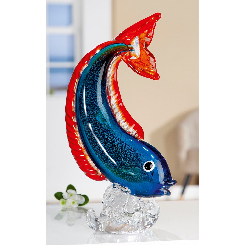GILDE GLAS art Dekofigur »Skulptur Fisch«