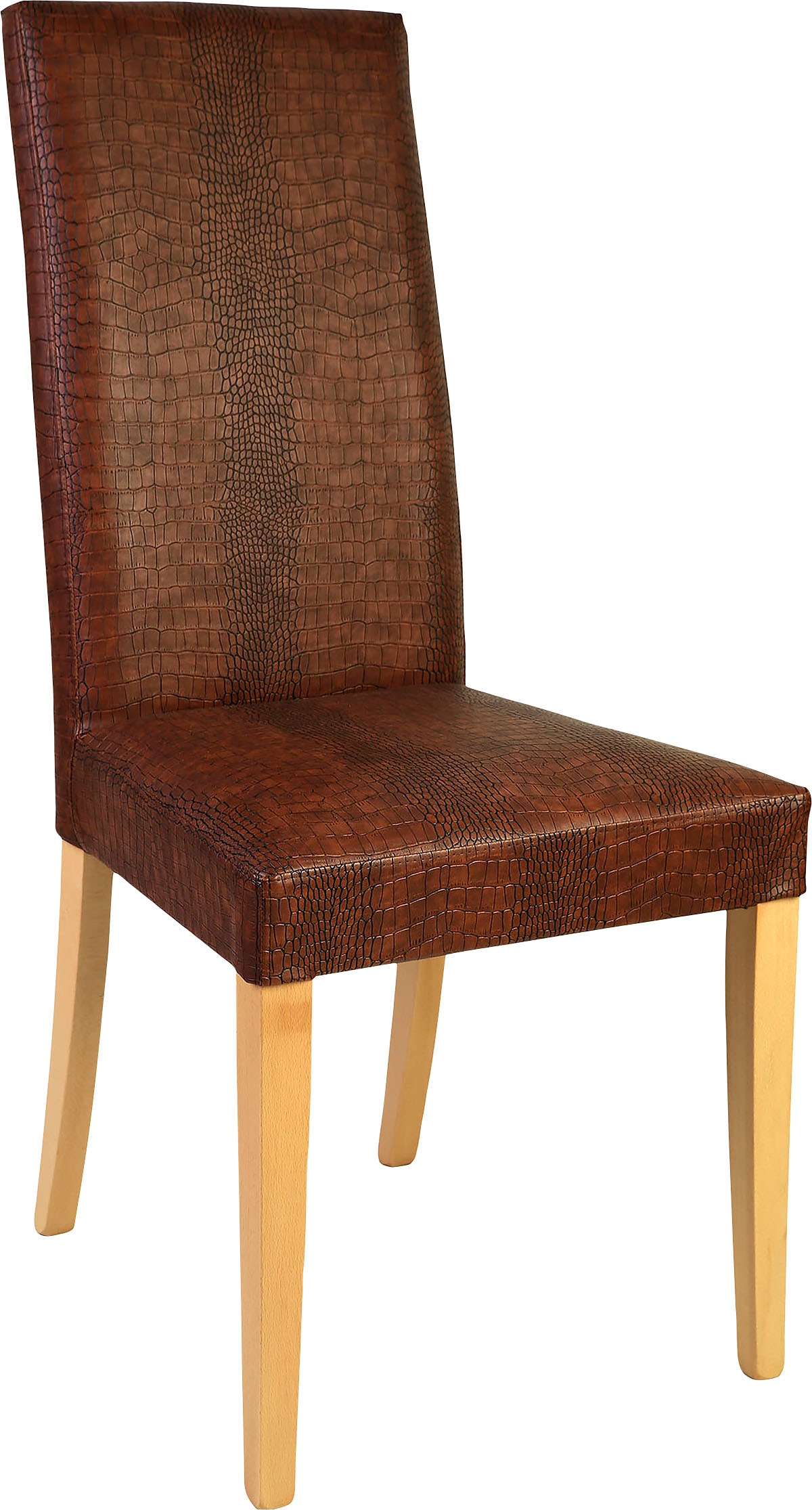 Home affaire Polsterstuhl »Java« (Set) 2 Stk.Kunstlederbezug mit Animalpräg günstig online kaufen