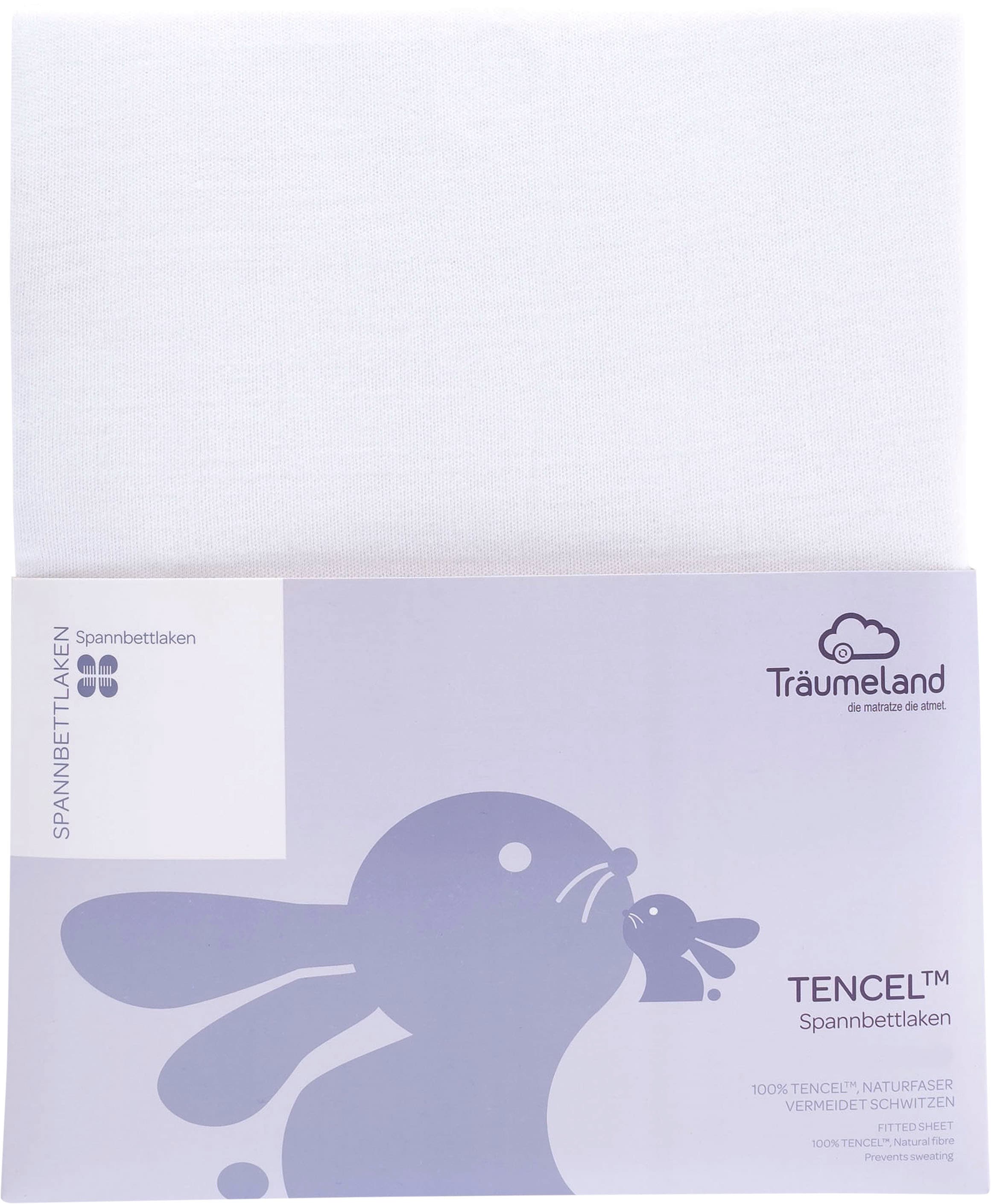 Träumeland Bettlaken »hochwertiges Spannbetttuch aus Tencel®«, Tencel® sorg günstig online kaufen