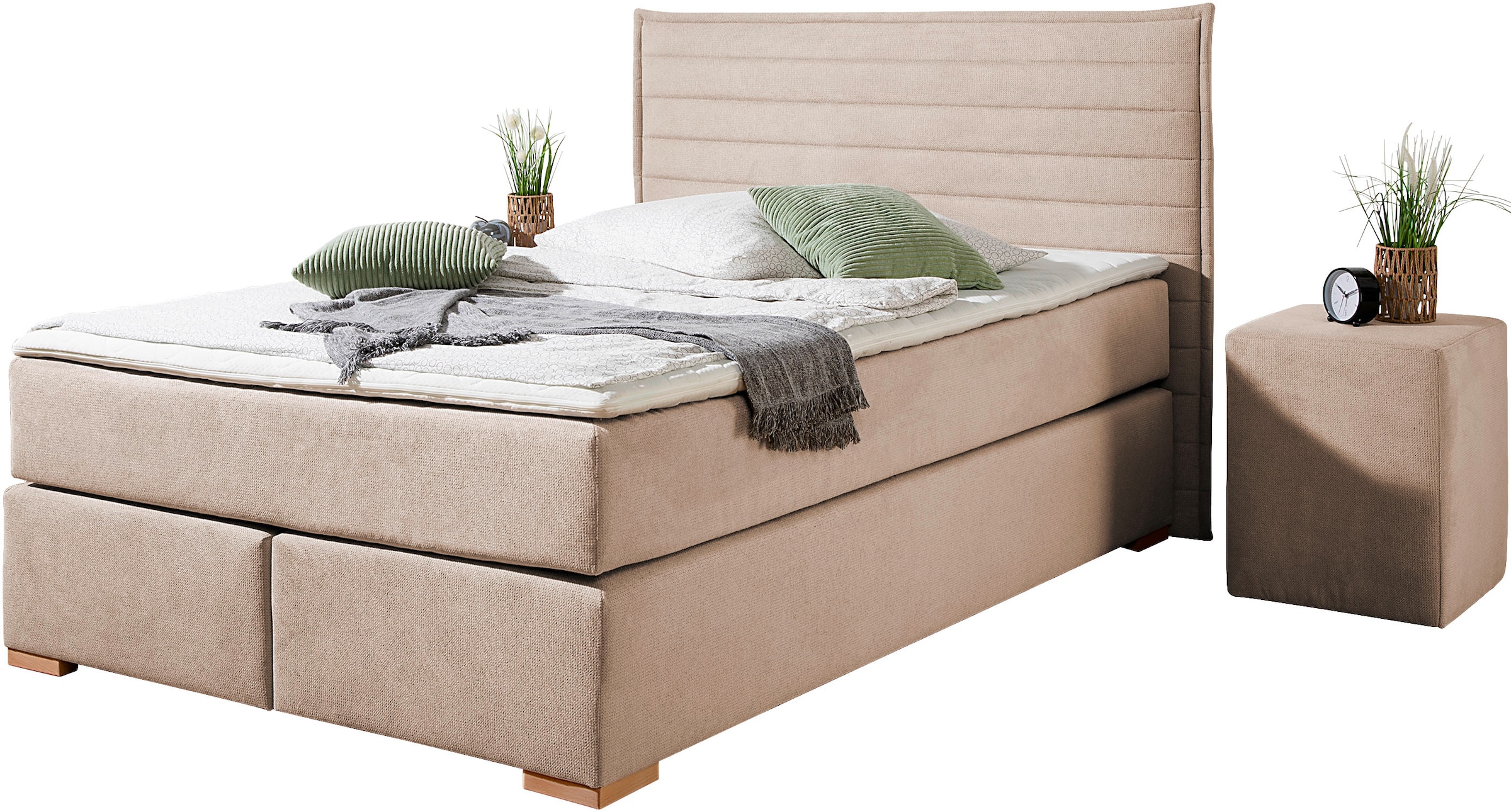 Home affaire Boxspringbett »"Östermoor"«, in H2, H3 oder H4 erhältlich günstig online kaufen
