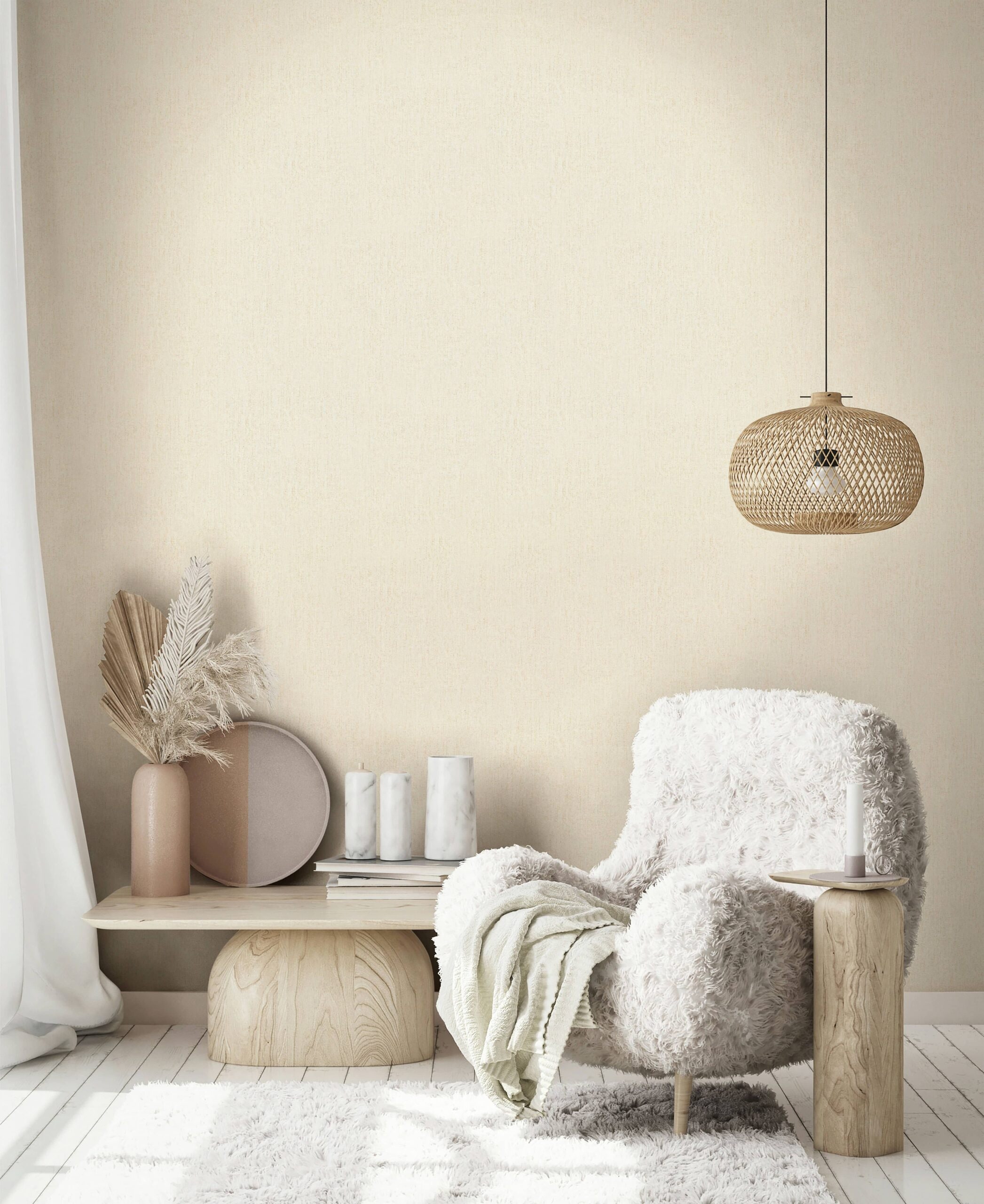 Marburg Vliestapete »Tapete Plain Grace«, uni, moderne Vliestapete für Wohnzimmer Schlafzimmer Küche