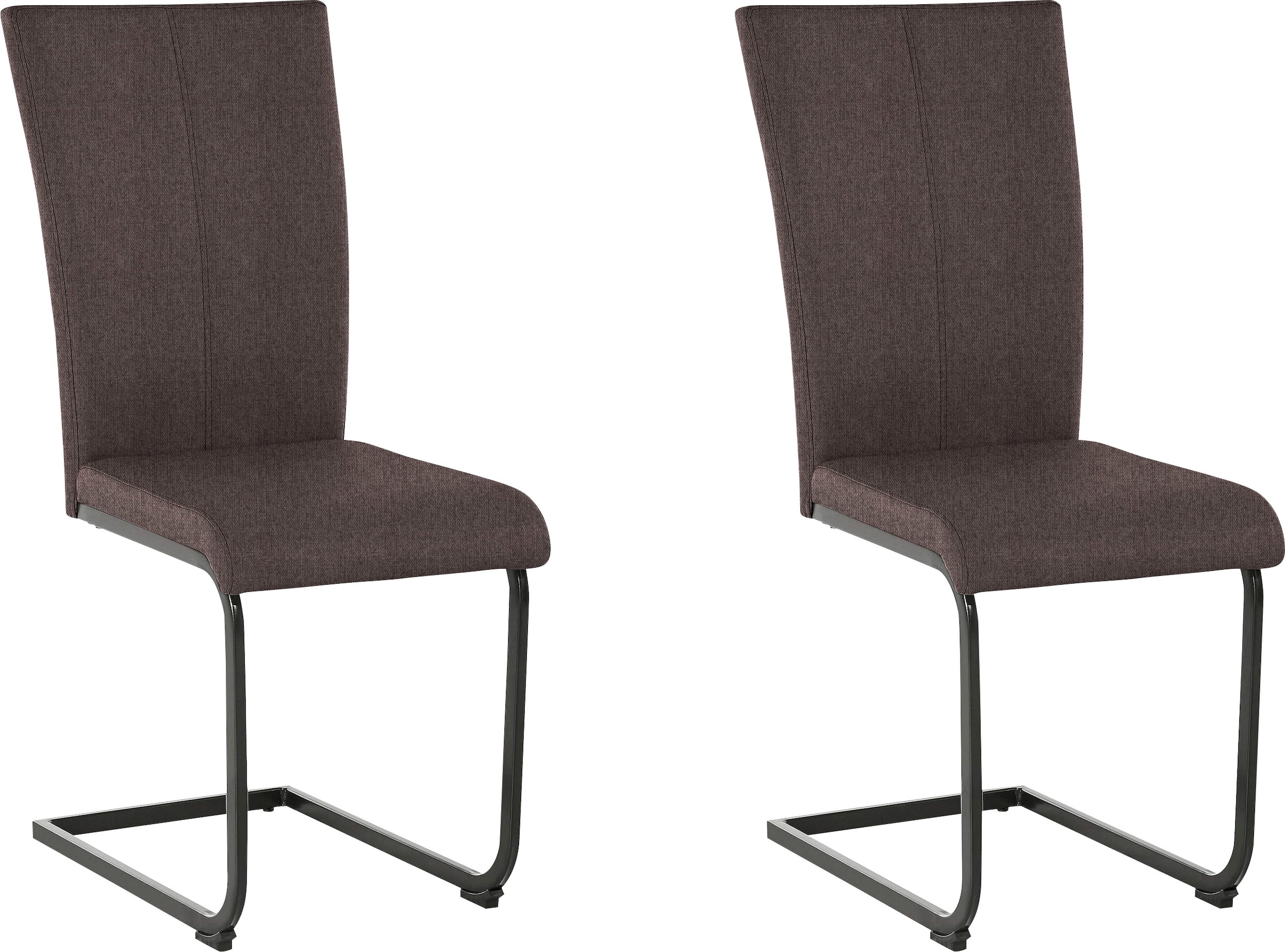Home affaire Freischwinger »Oliver«, (Set), 2 St., Microfaser, Stuhl belast günstig online kaufen