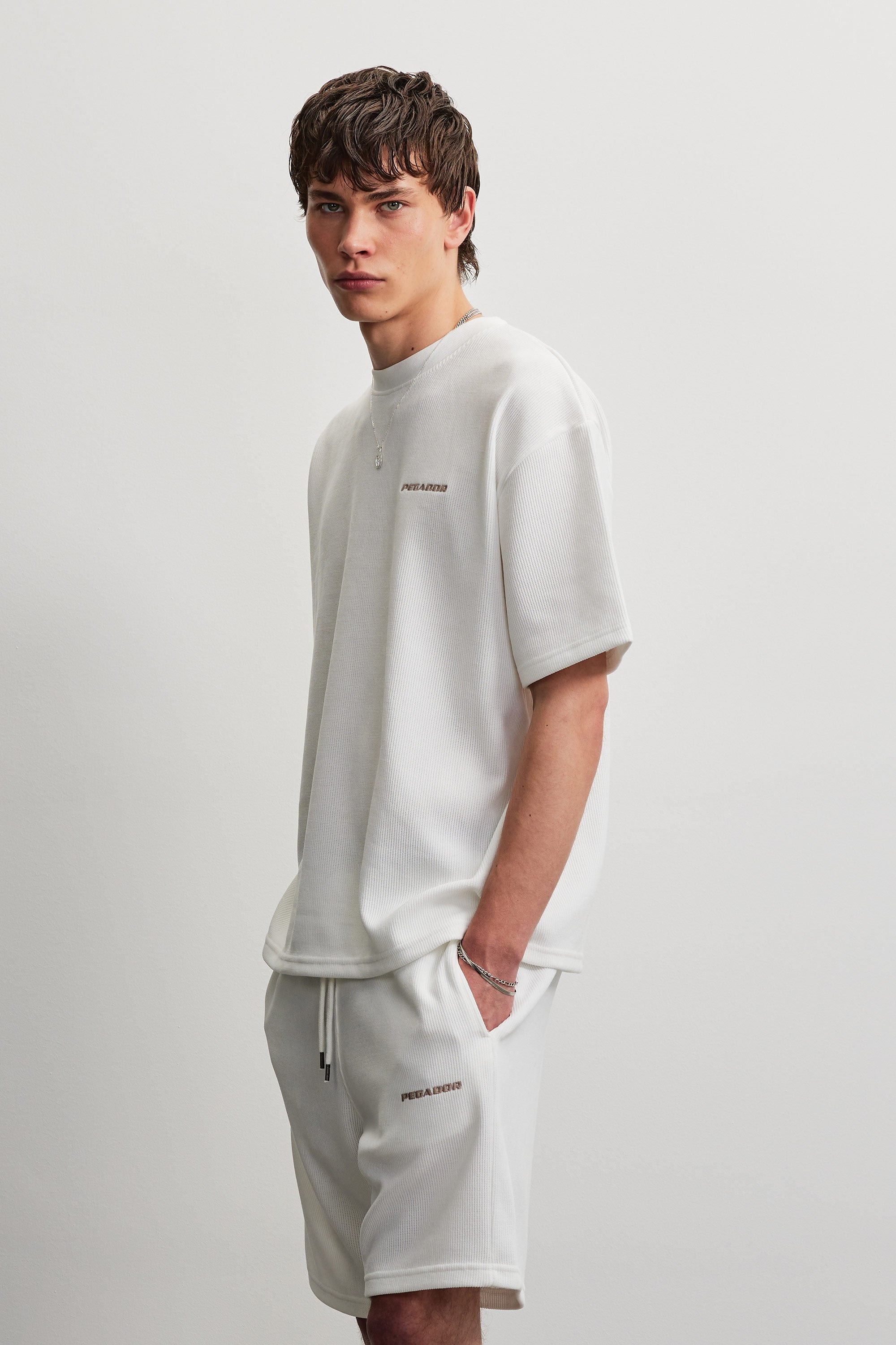 PEGADOR Rundhalsshirt »LAGOS OVERSIZED SOFT RIB TEE«