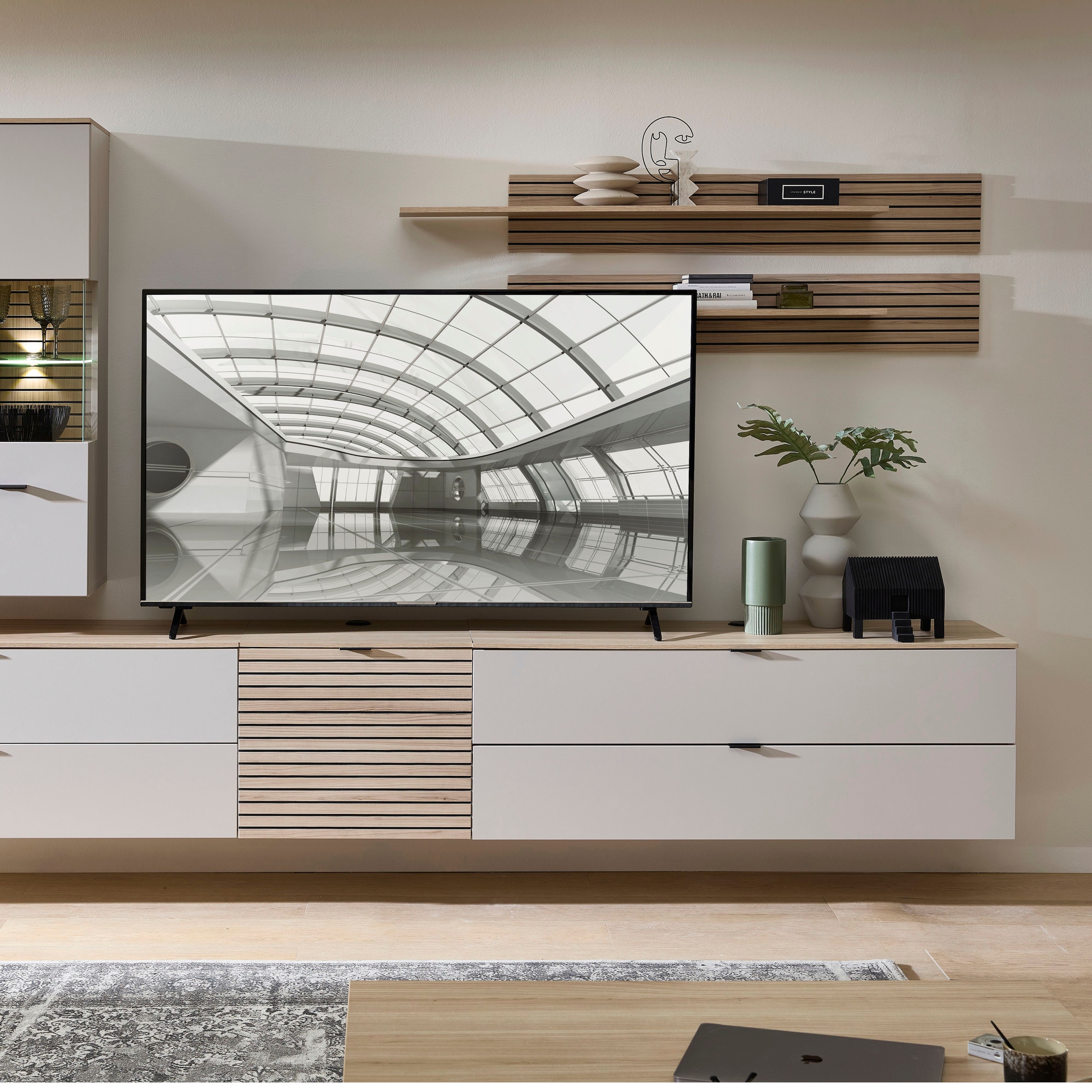Innostyle Wandboard »INA Wandboard, 160 x 22 x 22 cm (B/H/T)« 1 Stk. tlg. mit Boden, gefräste Front