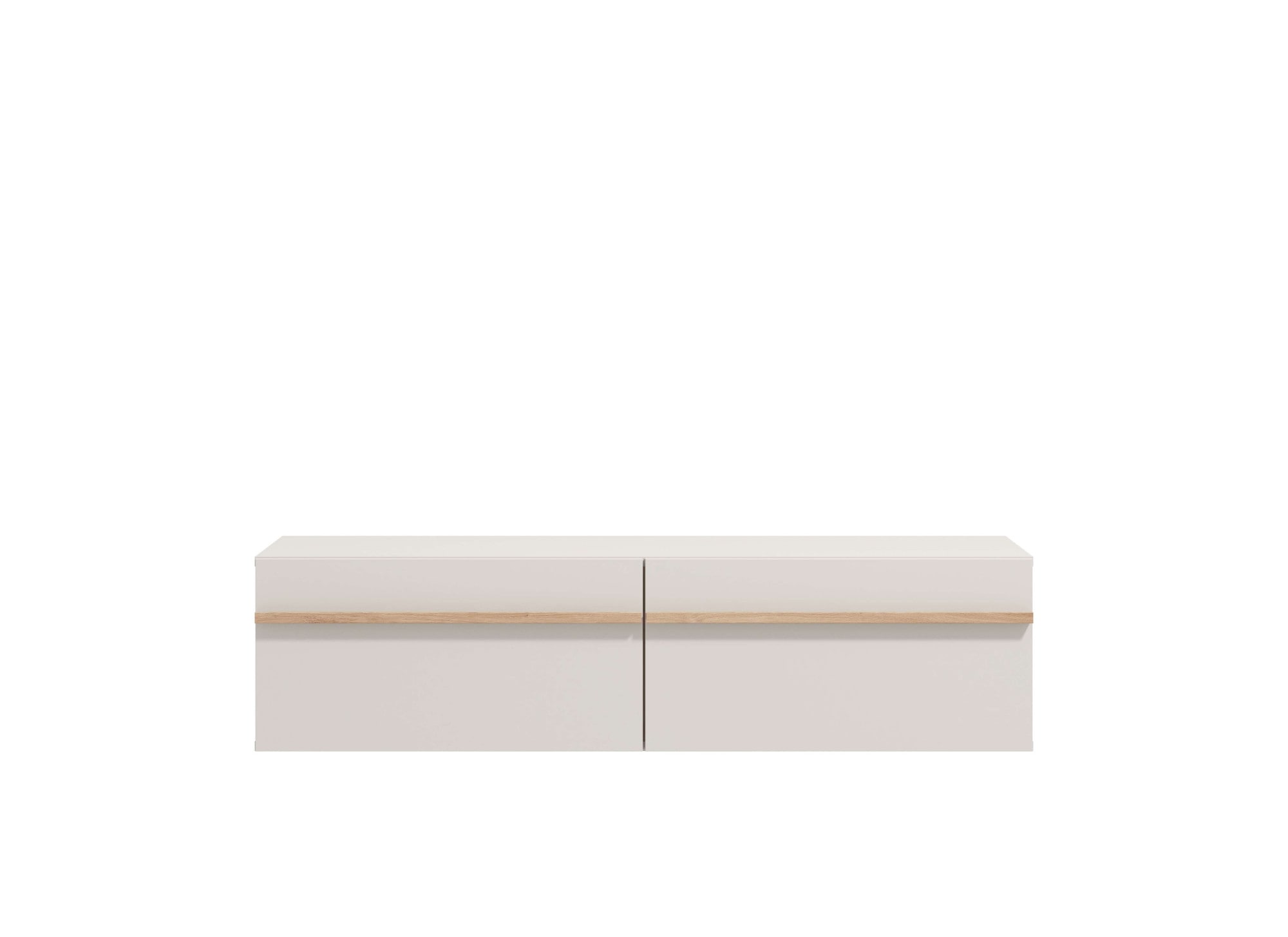 INOSIGN Lowboard »Arles TV-Kommode, Breite 128 /154/192 cm, TV-Schrank, Wandmontage«, mit geschlossenen Fächern, in Kaschmir Farbe, mit Klappentüren
