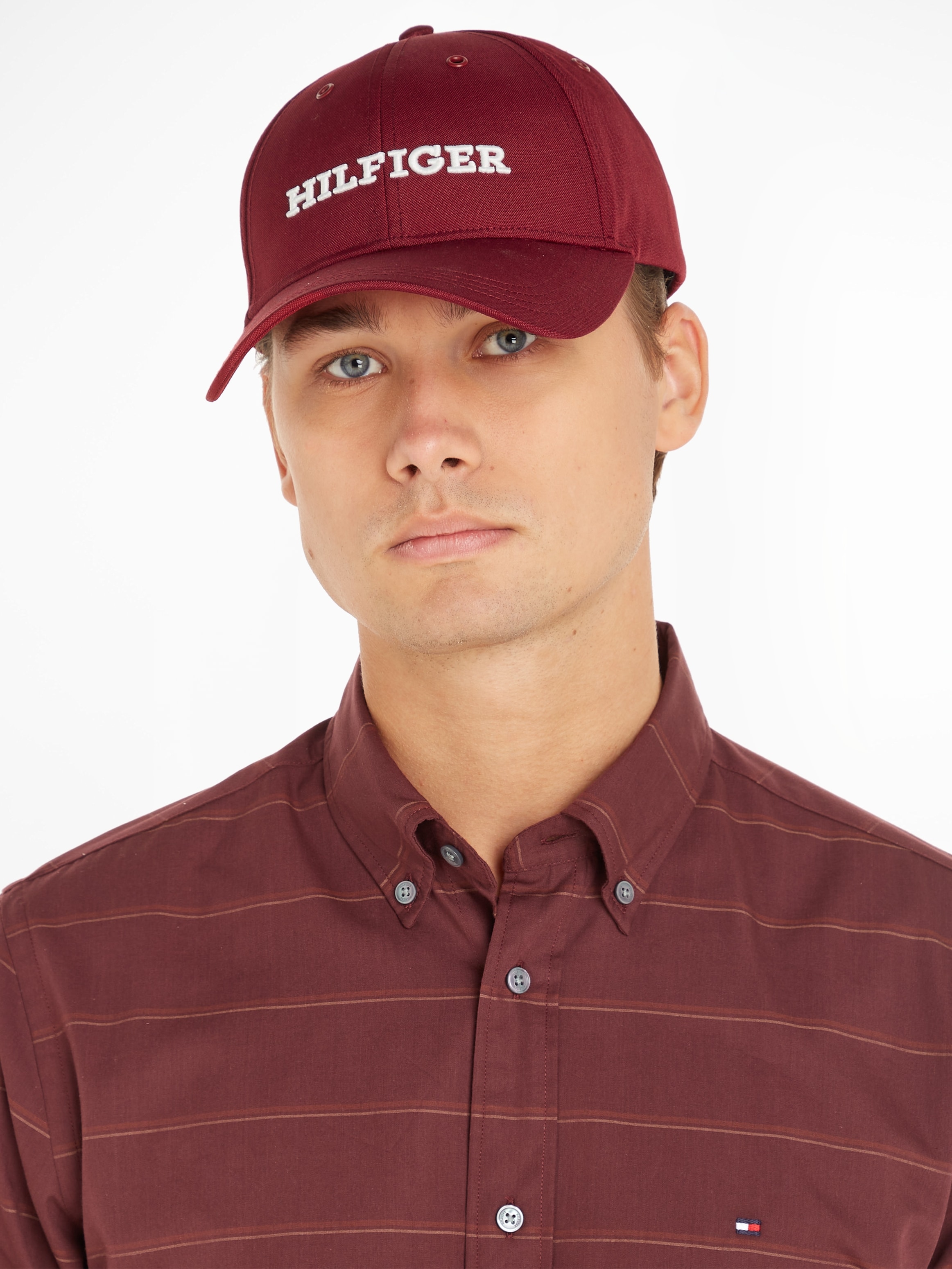 Tommy Hilfiger Baseball Cap »HILFIGER CAP«, mit großer Hilfiger Logo Stickerei vorn