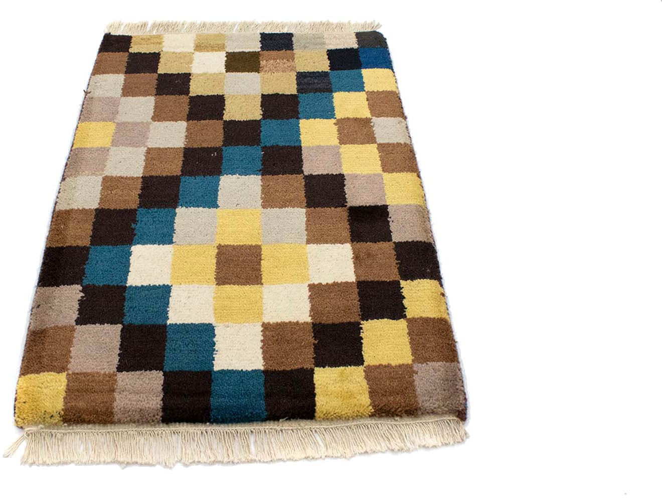 morgenland Wollteppich »Gabbeh Teppich bequem rechteckig, handgeknüpft schnell bestellen handgeknüpft und mehrfarbig«