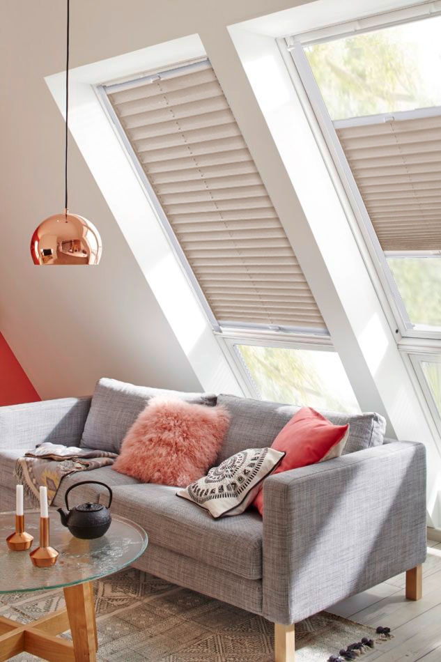 sunlines Dachfensterplissee schnell verspannt, Führungsschienen Energiespareffekt, mit »Young bequem und Energy energiesparend, mit Style abdunkelnd, bestellen Saving«