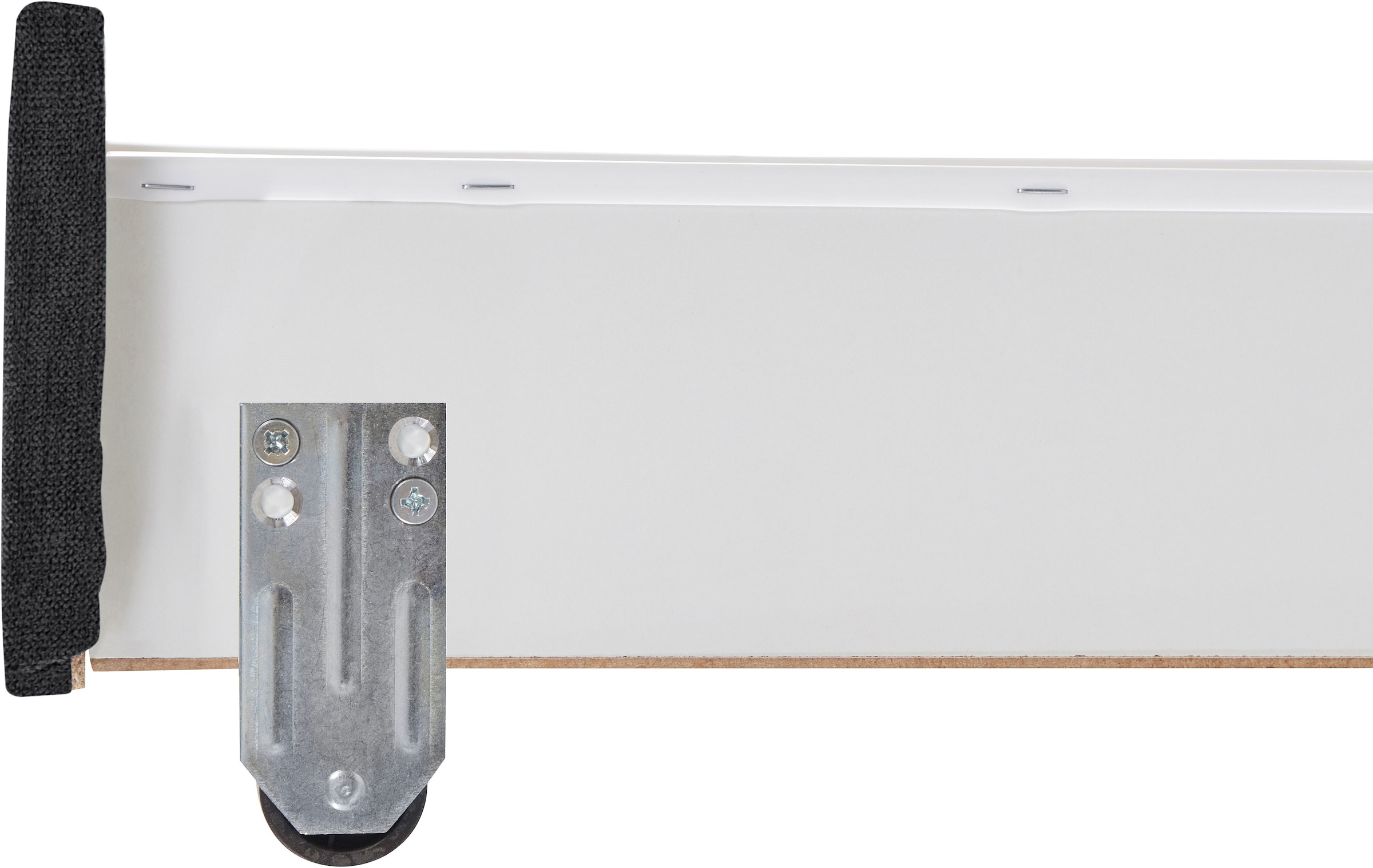 INOSIGN Boxbett »Luan«, Schubkästen, LED-Beleuchtung und Topper, in Breite 120 cm und 180 cm