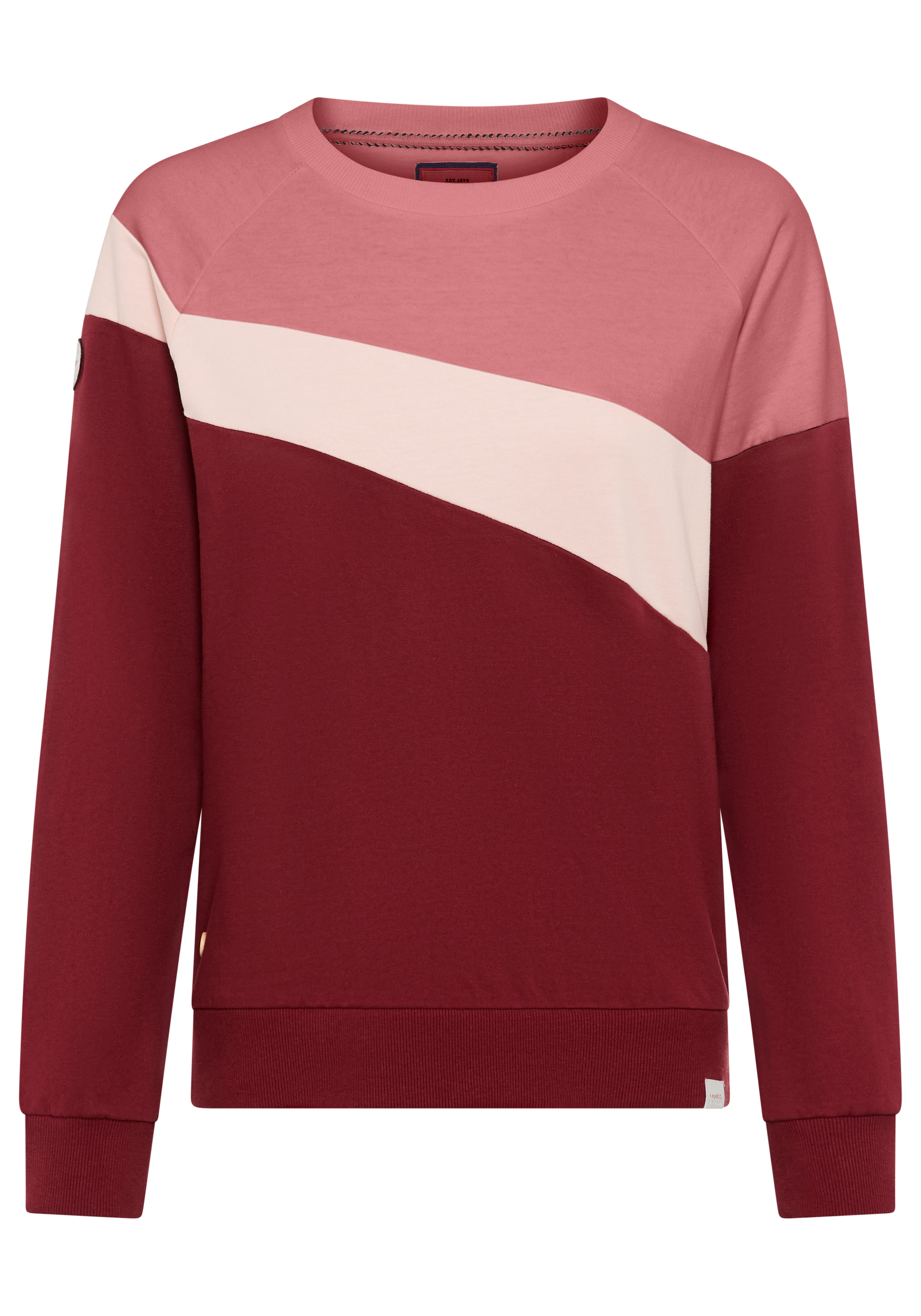 KangaROOS Sweatshirt , im Colorblock Design mit süßen Details
