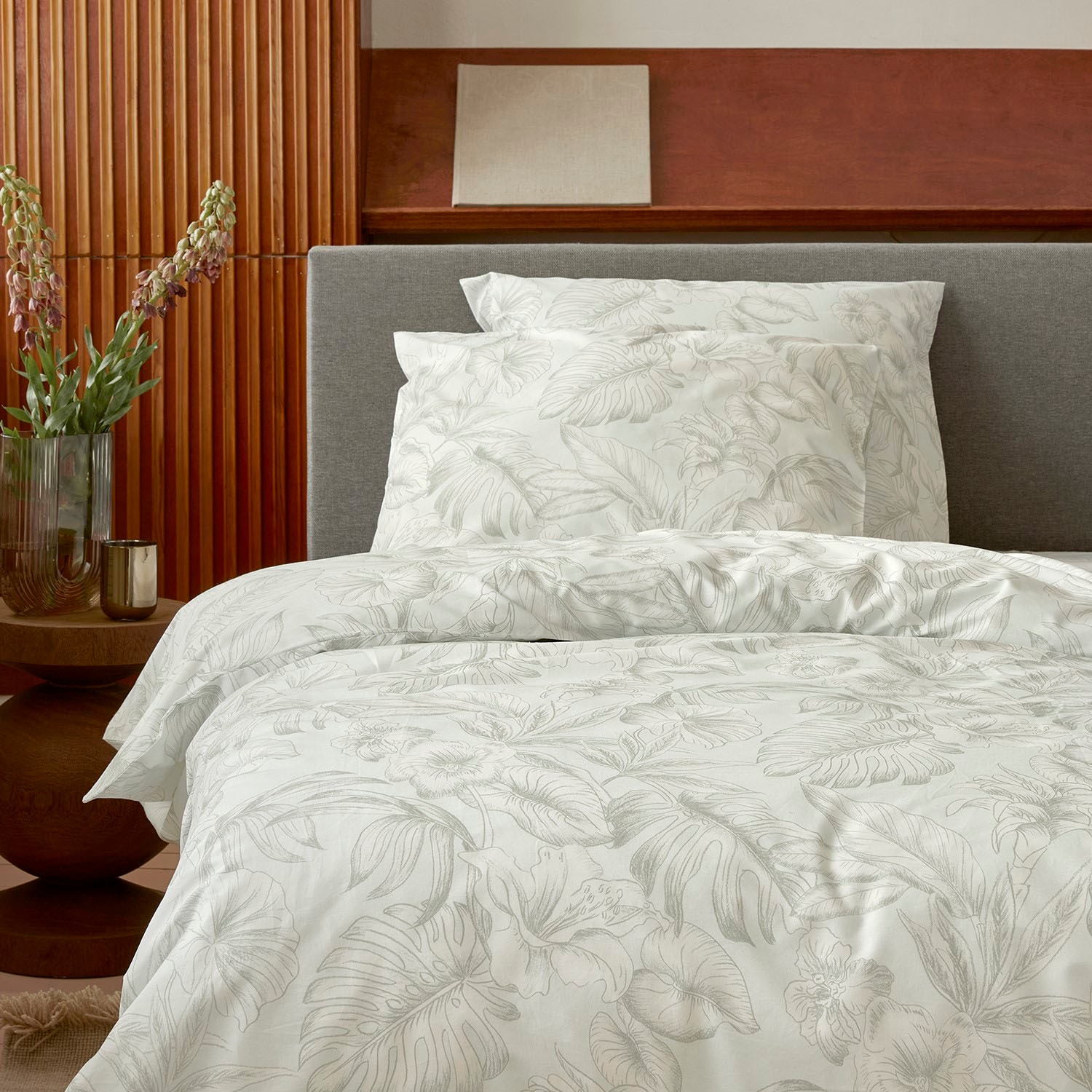 Cinderella Bettwäsche »Pacova« mit tropischen Blättern allover