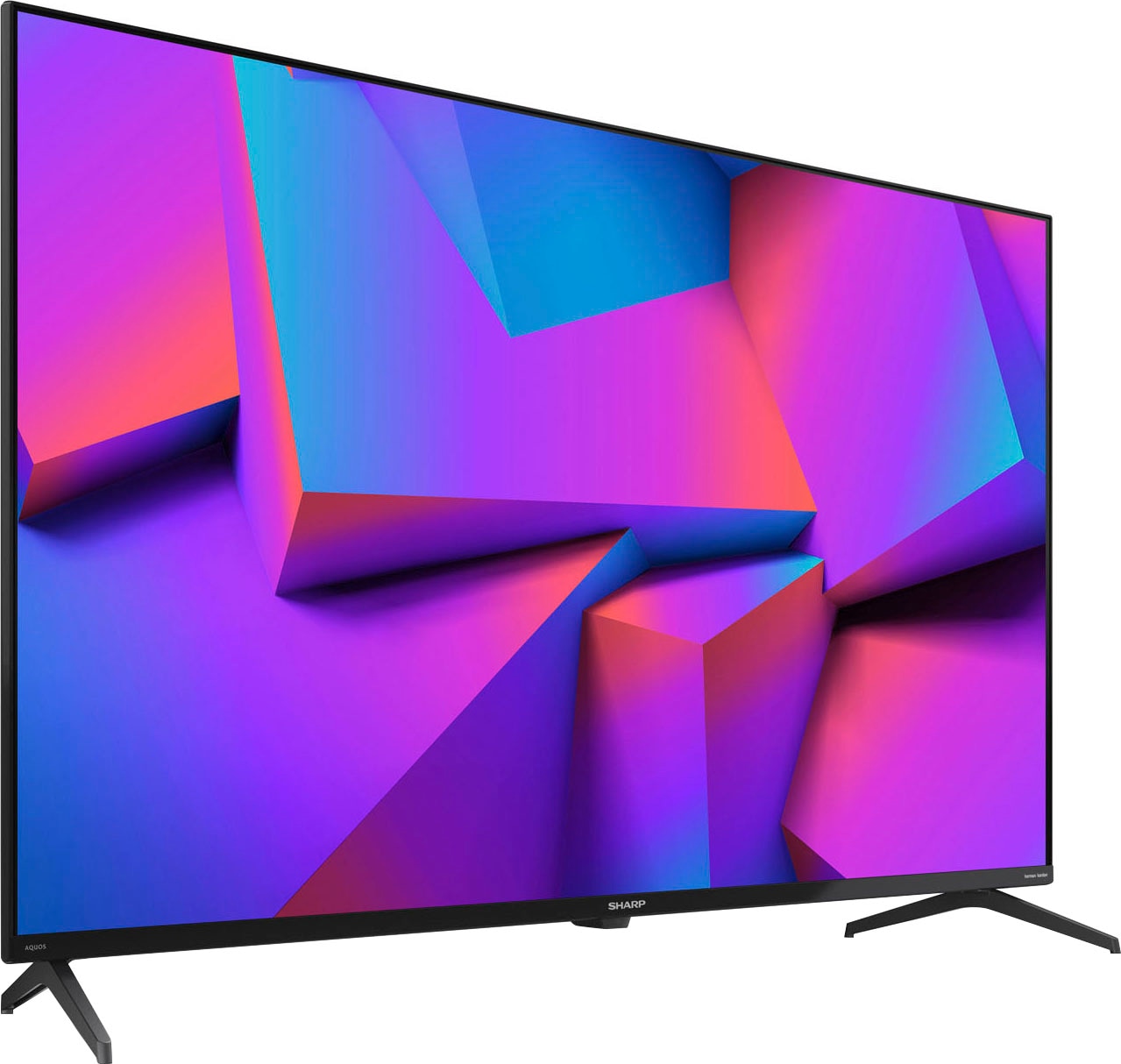 Sharp LED-Fernseher »4T-C43FK_«, 108 cm/43 Ultra 4K Rechnung auf HD, Zoll, bestellen Smart-TV