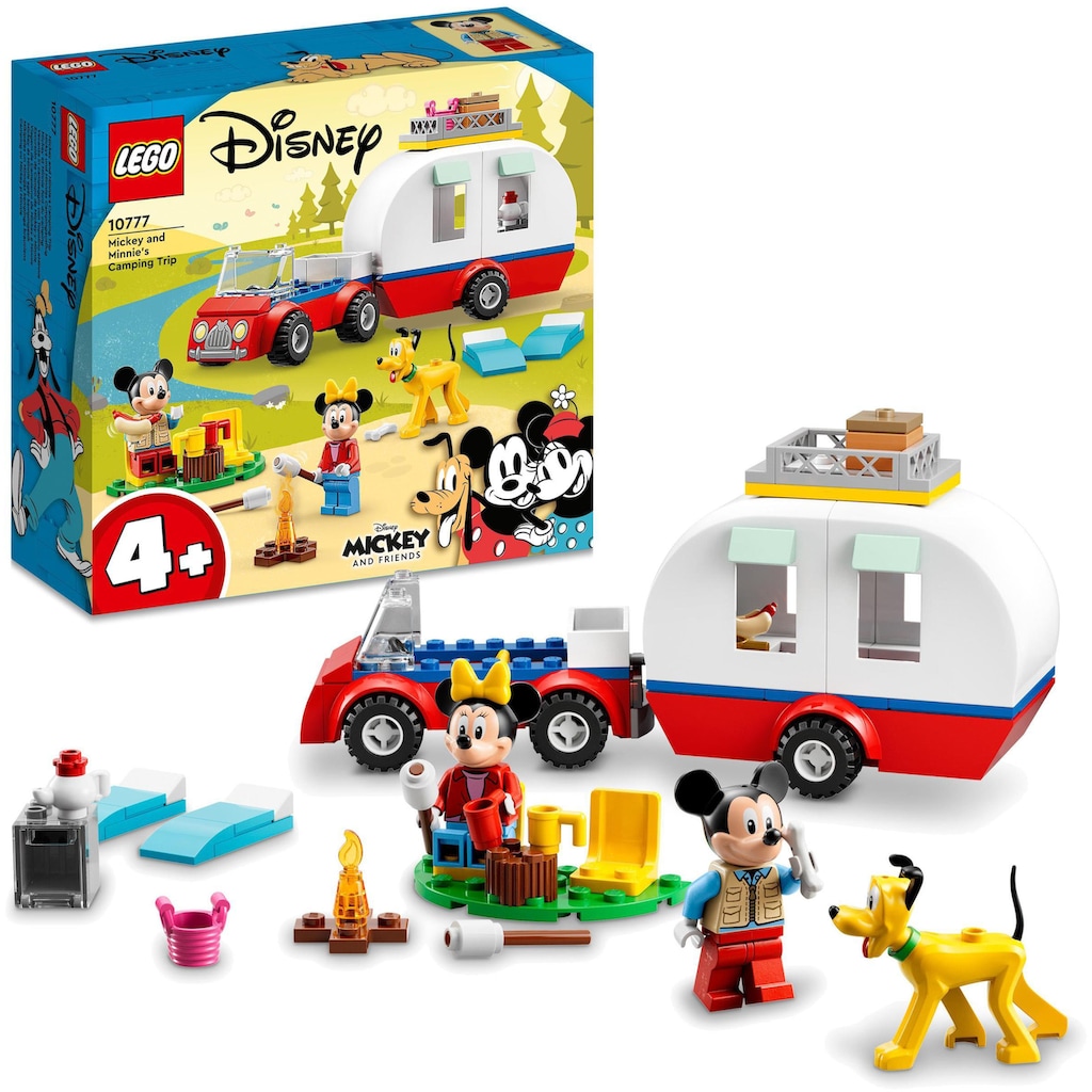 LEGO® Konstruktionsspielsteine »Mickys und Minnies Campingausflug (10777), LEGO® Disney«, (103 St.)