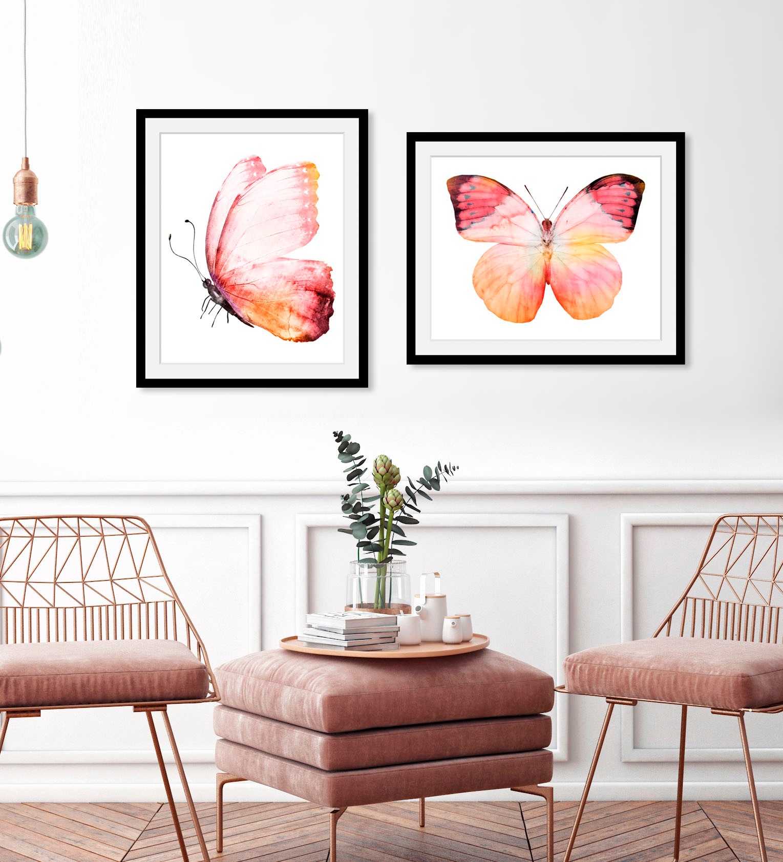 queence Bild »Cooper« Insekten   Kunst   Schmetterlinge 1 Stk. tlg. HD Prem günstig online kaufen