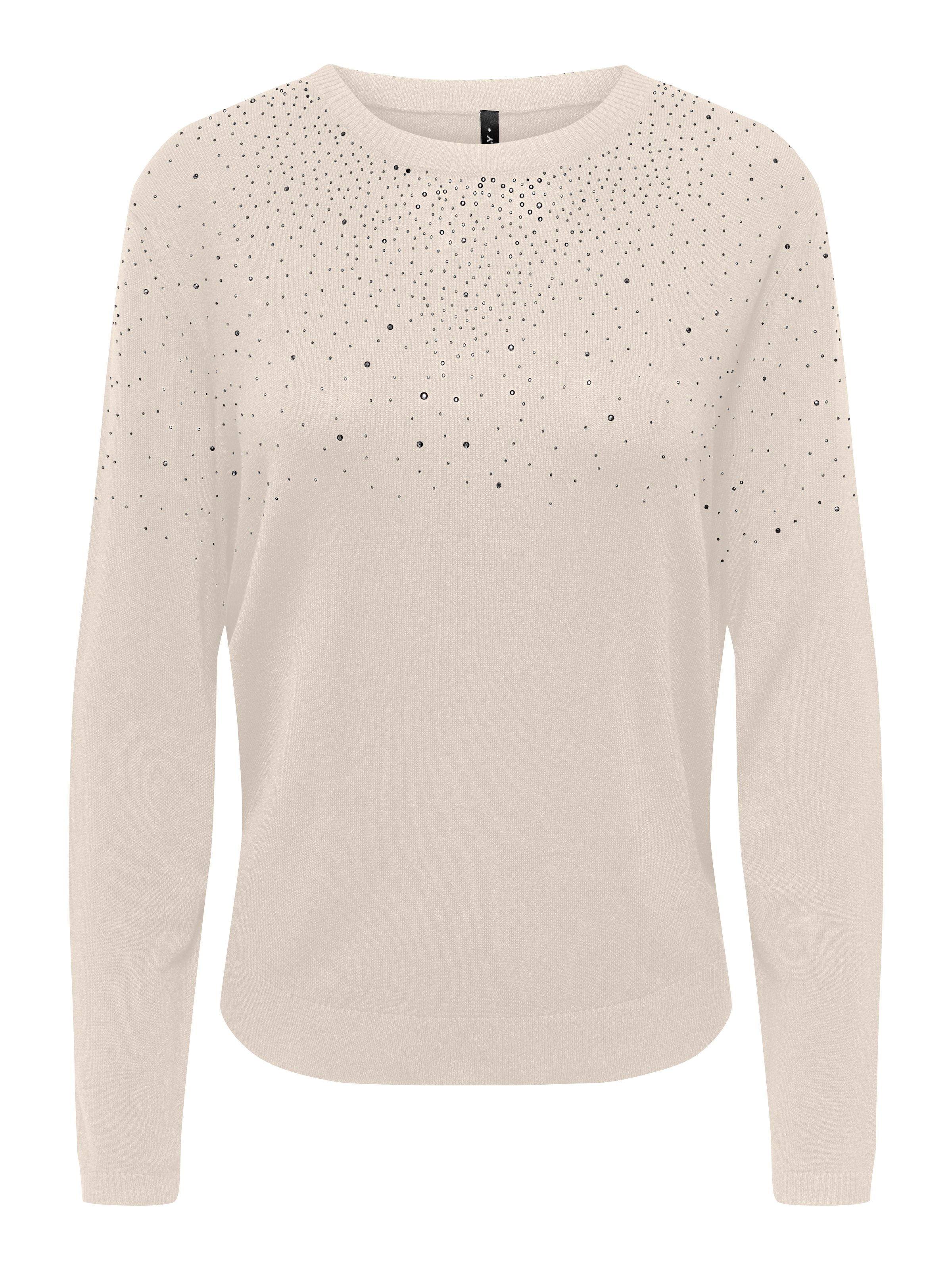 ONLY Rundhalspullover »ONLANABELLA LS BLING O-NECK KNT«