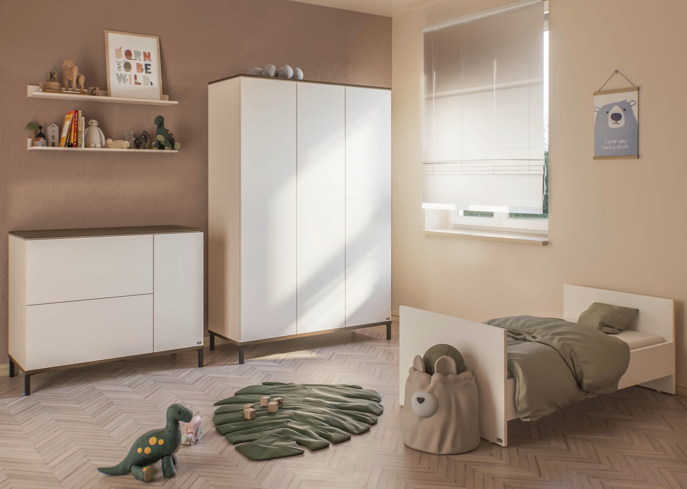 YUNY by PAIDI Umbauseiten »LOVELY ALIV für den Umbau vom Babybett zum Juniorbett«, yuny by PAIDI