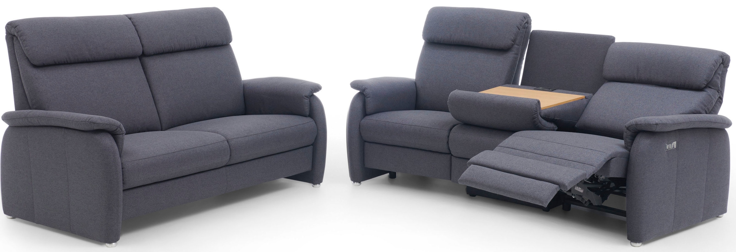 Home affaire 2-Sitzer »Turin   auch mit Easy care-Bezug: leicht mit Wasser zu reinigen« mit hochwertigem Federkern, hoher Rücken bietet besonderen Komfort