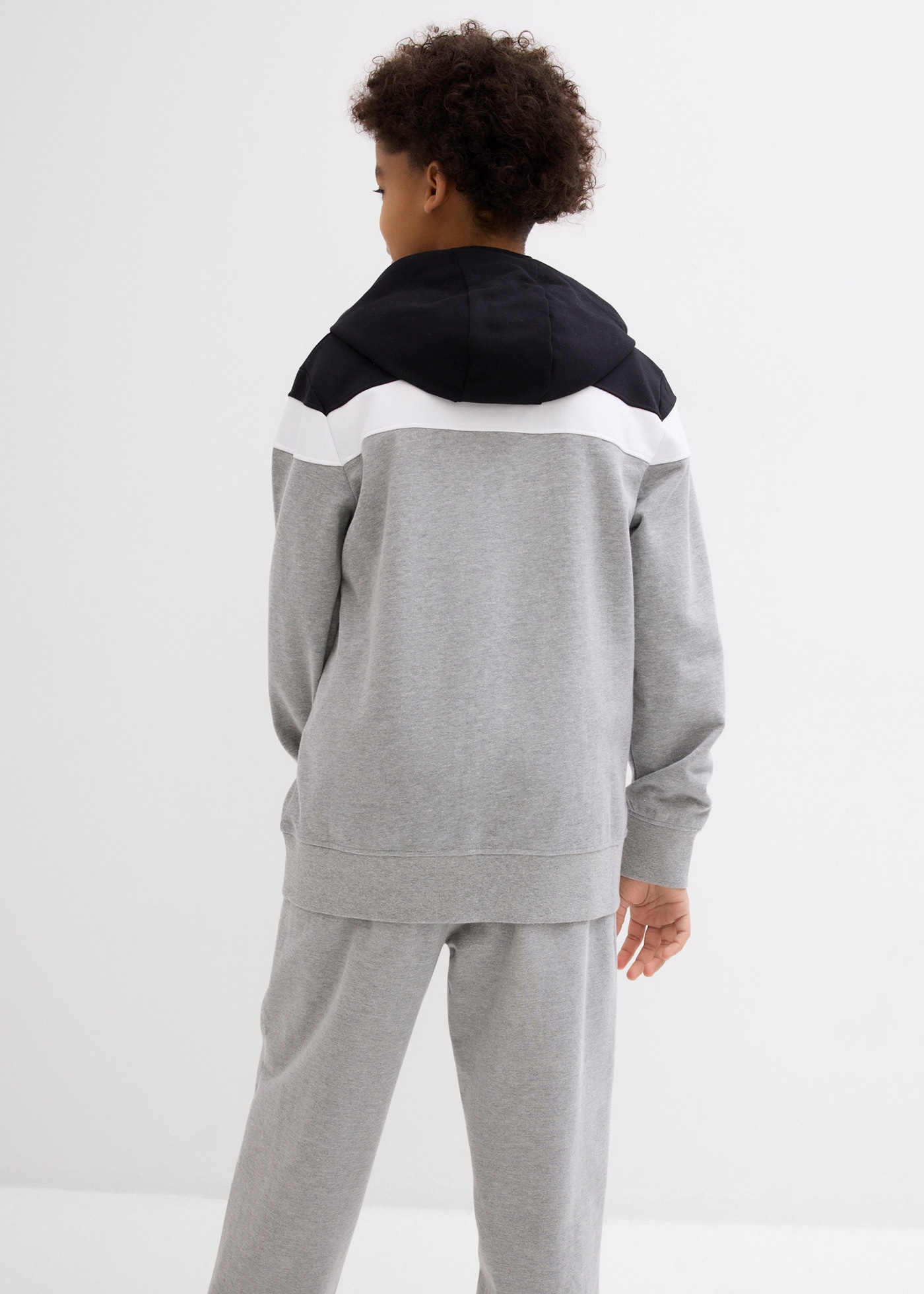 bonprix Kapuzensweatjacke mit Kapuze, für Frühling und Sommer, Langarm